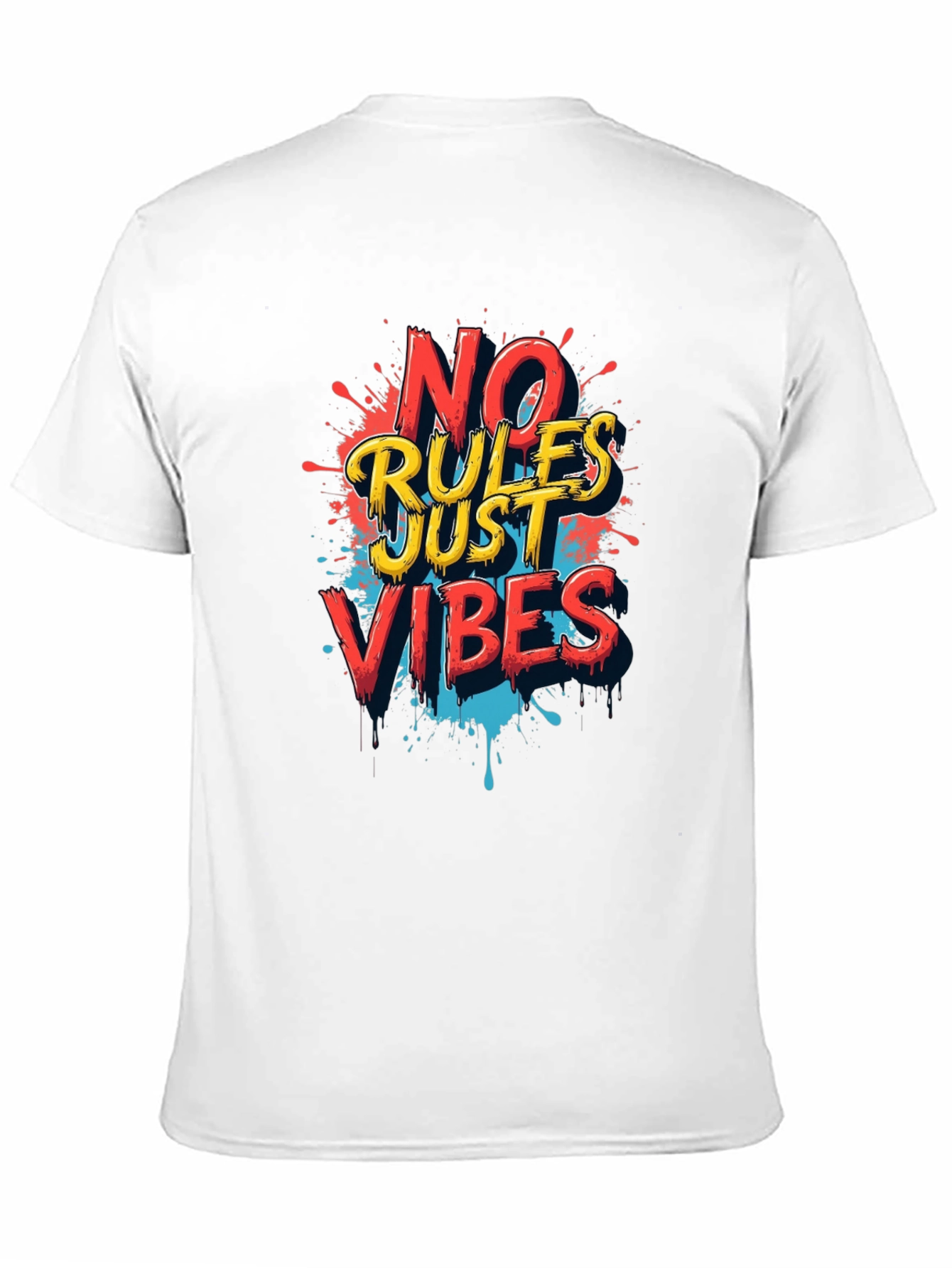 No Rules Just Vibes Graphic T-Shirt