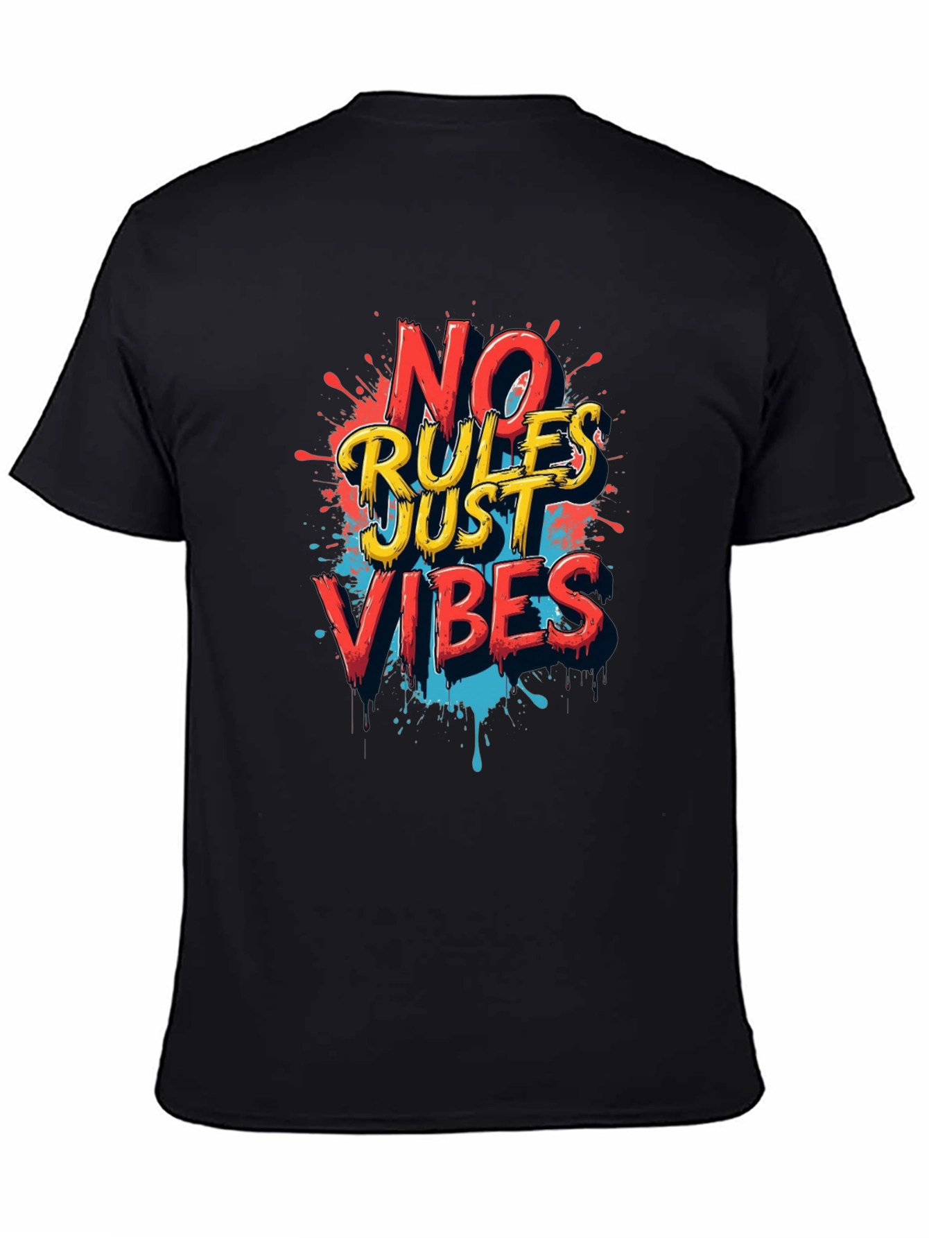 No Rules Just Vibes Graphic T-Shirt
