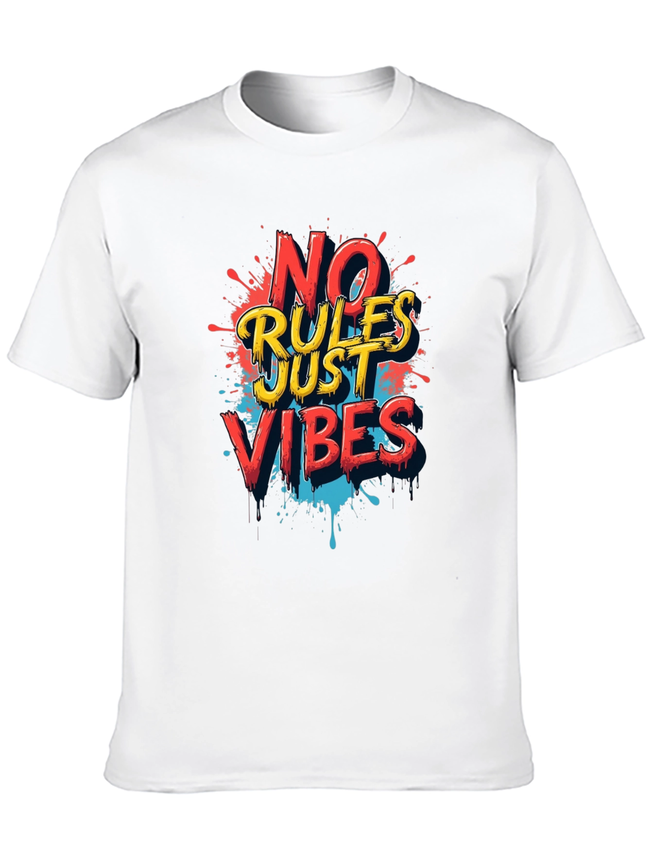 No Rules Just Vibes Graphic T-Shirt