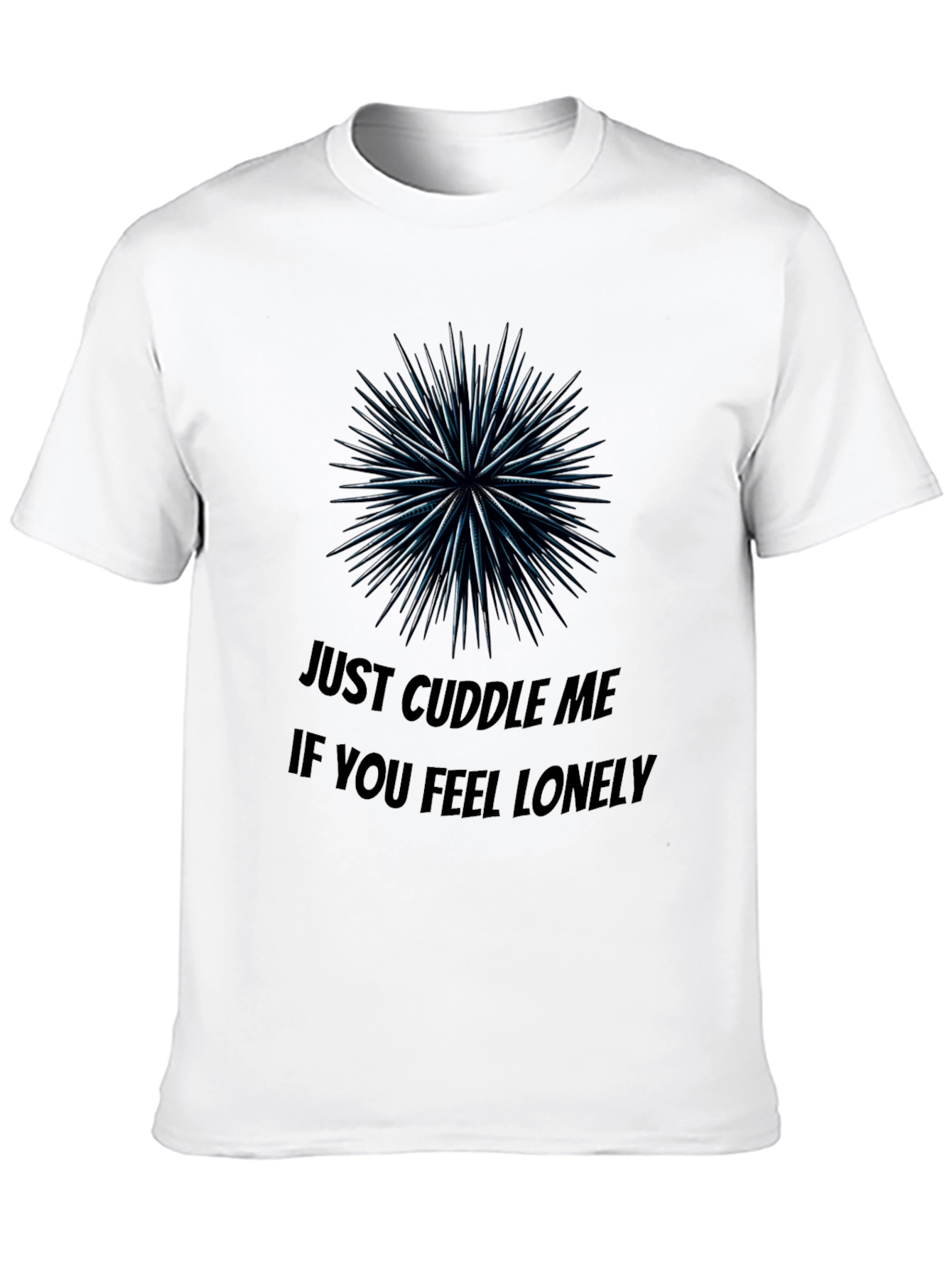 Cuddle Me Black Graphic Tee