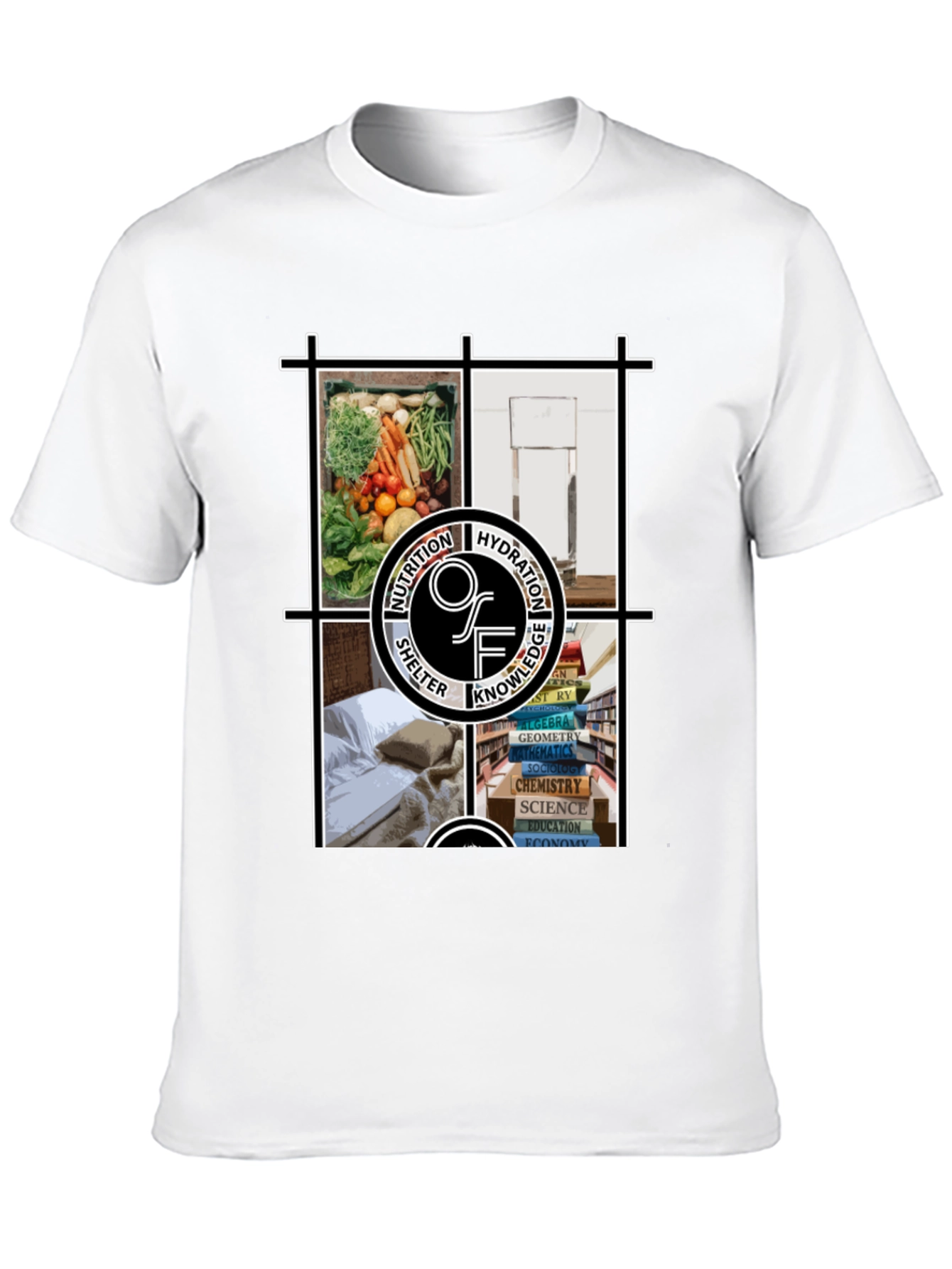 Nutrition Hydration Knowledge Shelter T-Shirt