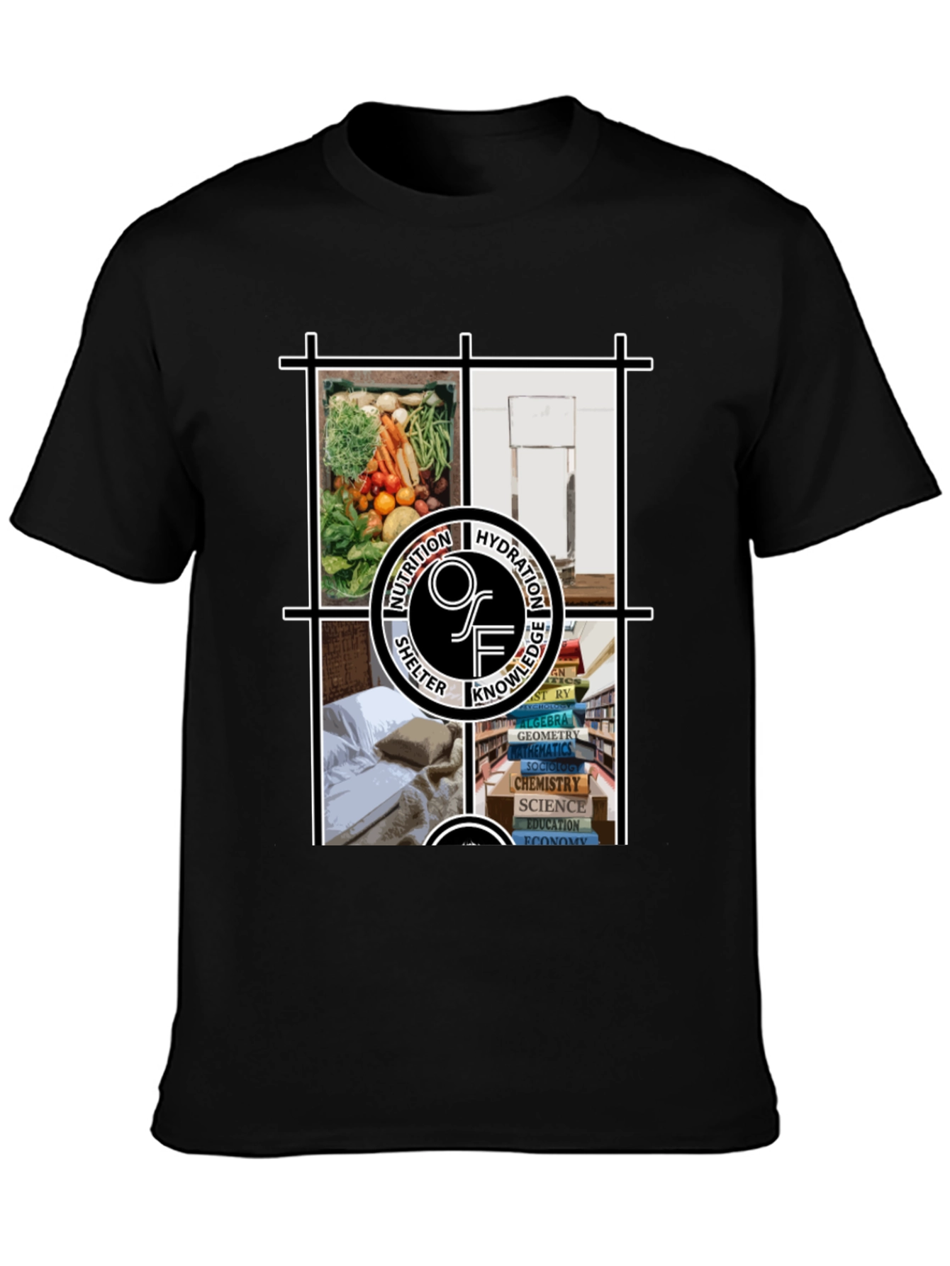 Nutrition Hydration Knowledge Shelter T-Shirt