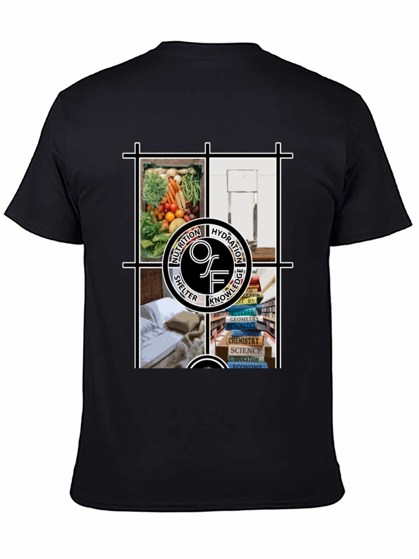 Nutrition Hydration Knowledge Shelter T-Shirt