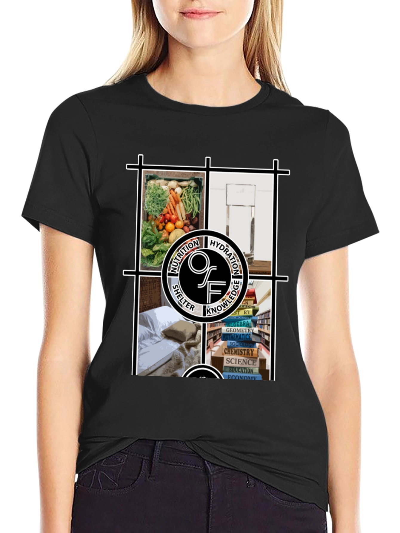 Nutrition Hydration Knowledge Shelter T-Shirt