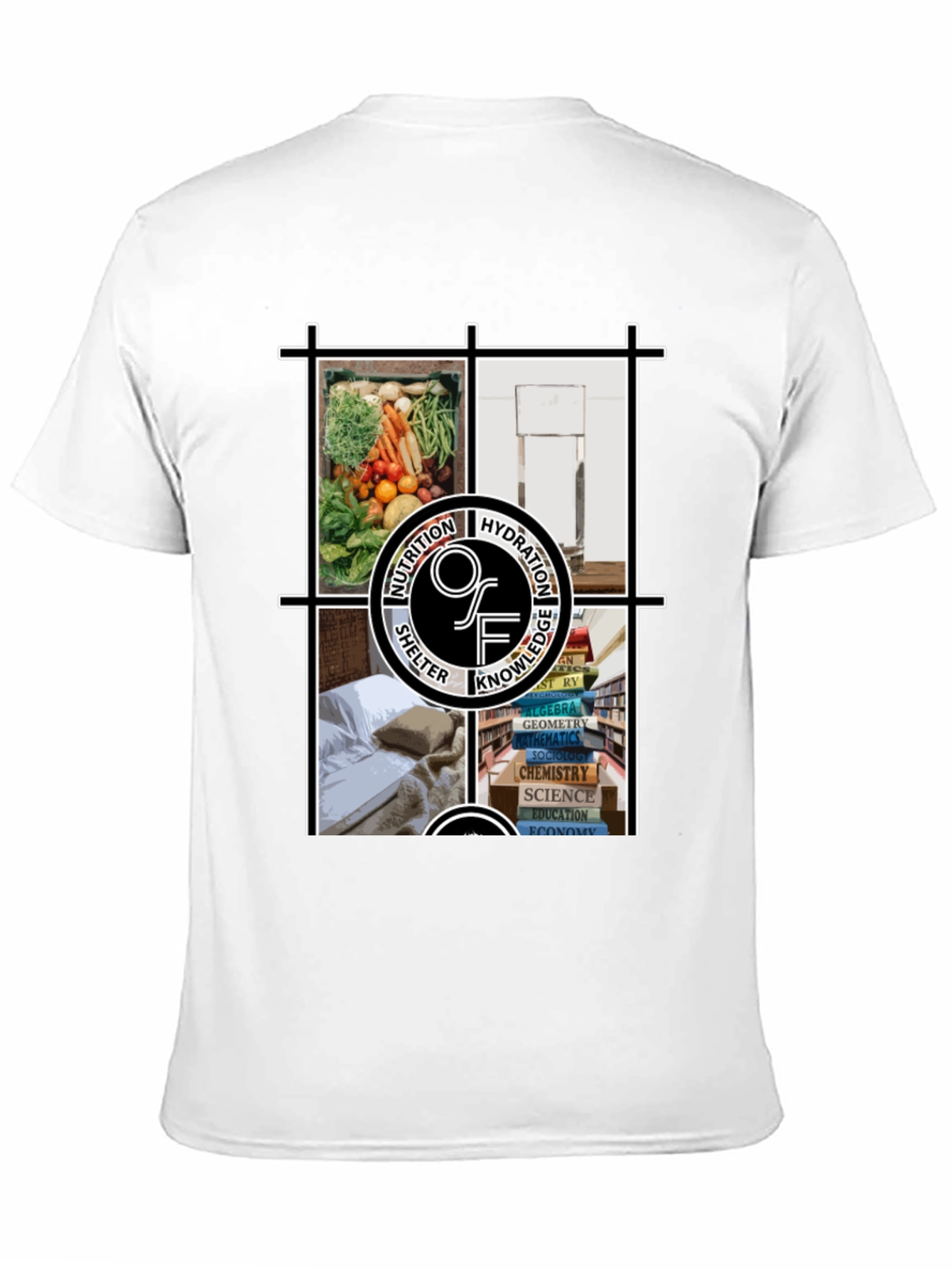 Nutrition Hydration Knowledge Shelter T-Shirt