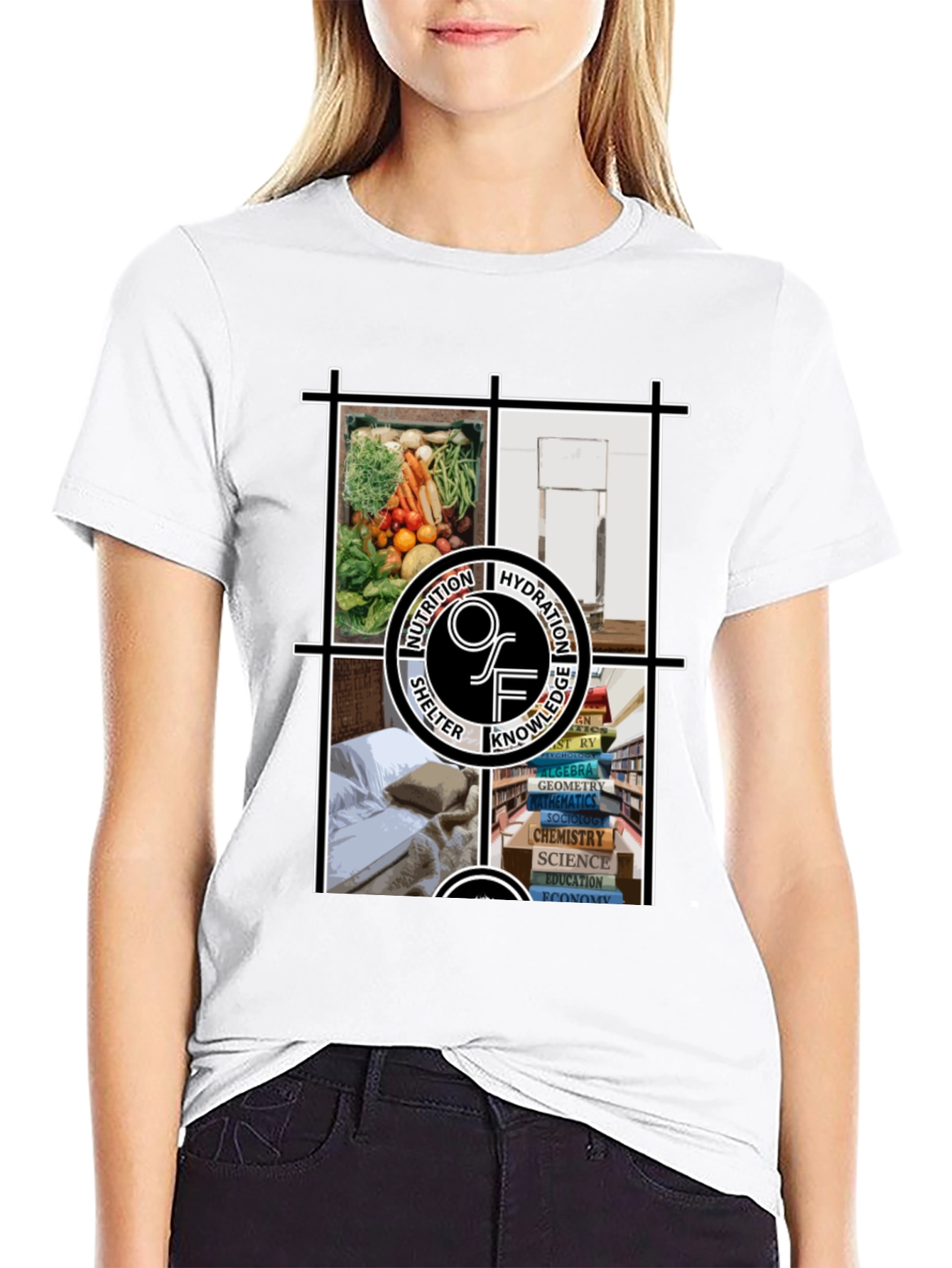 Nutrition Hydration Knowledge Shelter T-Shirt