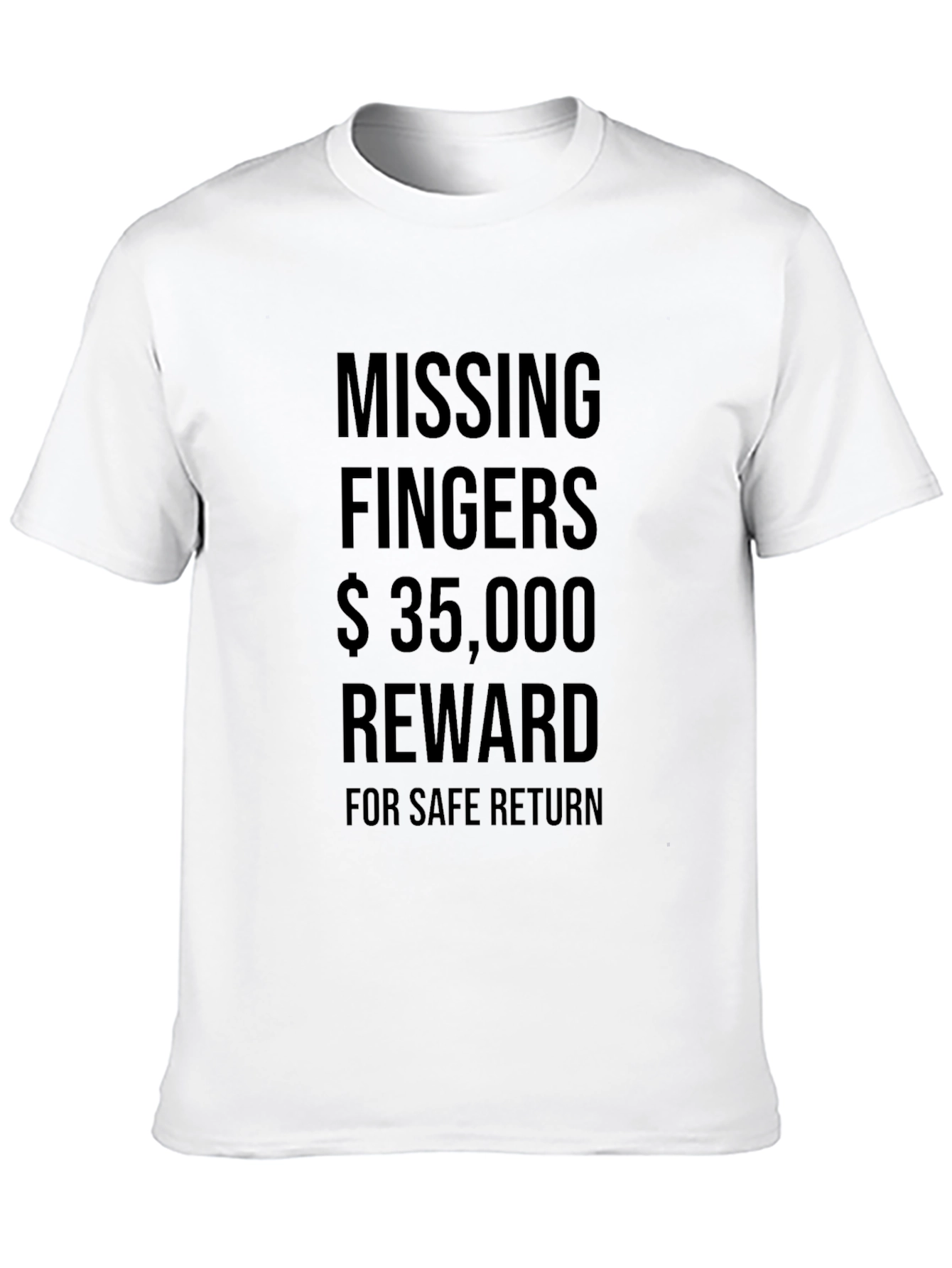 Missing Fingers Reward Graphic Tee - Black