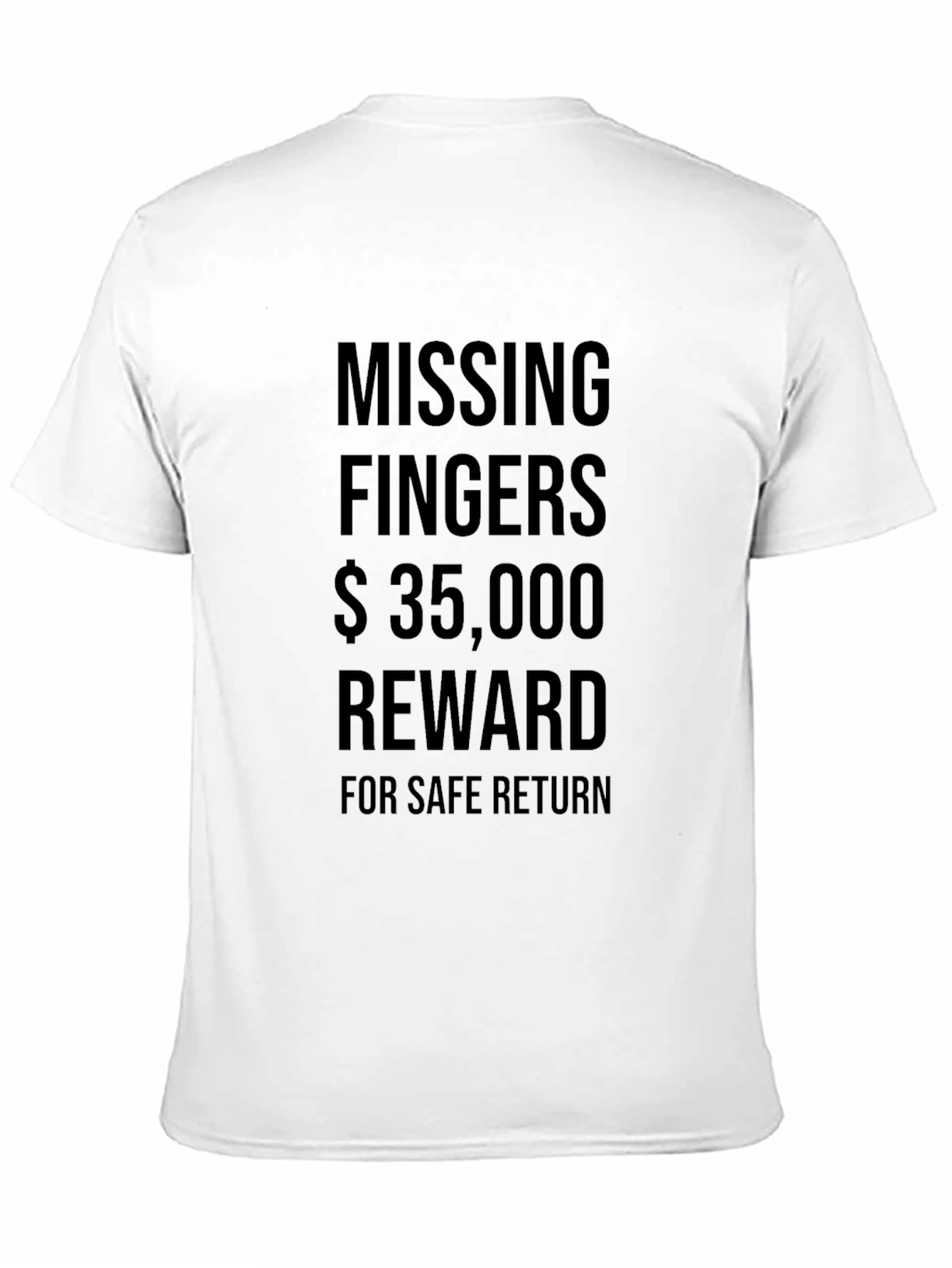 Missing Fingers Reward Graphic Tee - Black