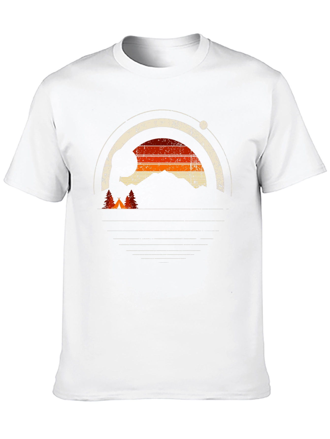 Retro Camping Adventure Graphic T-Shirt