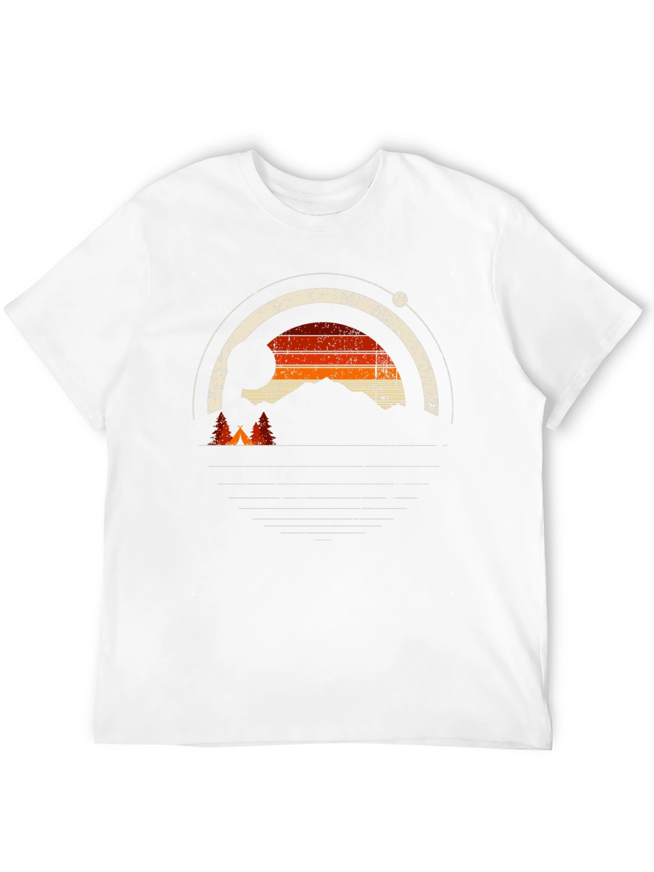 Retro Camping Adventure Graphic T-Shirt