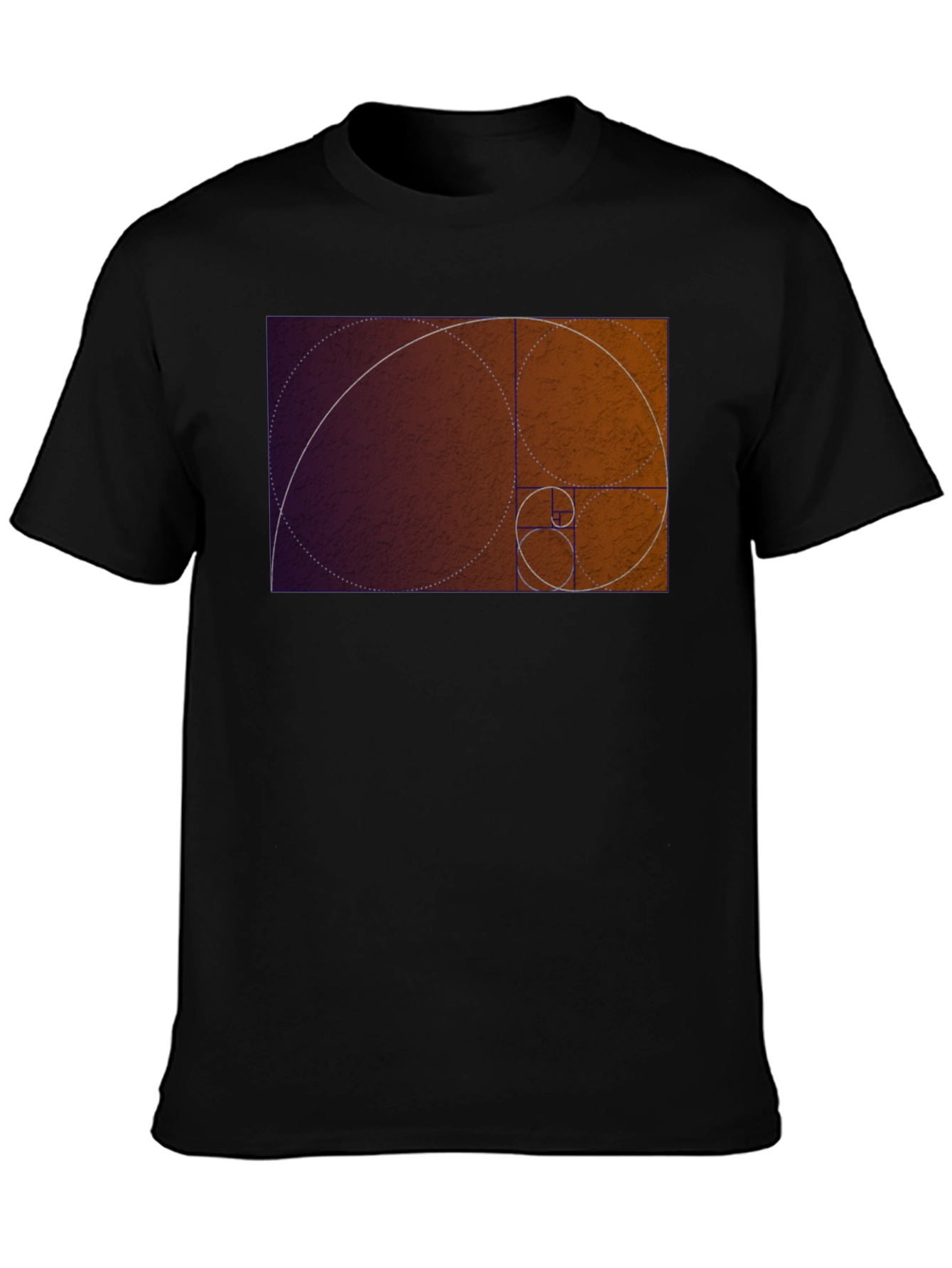 Golden Ratio Spiral Graphic T-Shirt
