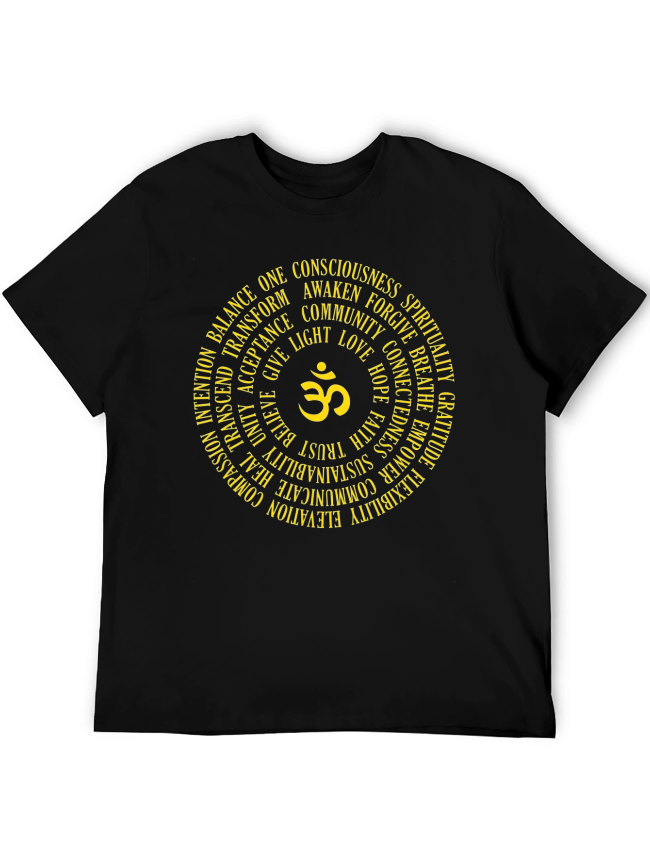 Om Circle Graphic Tee - Spiritual Conscious Design
