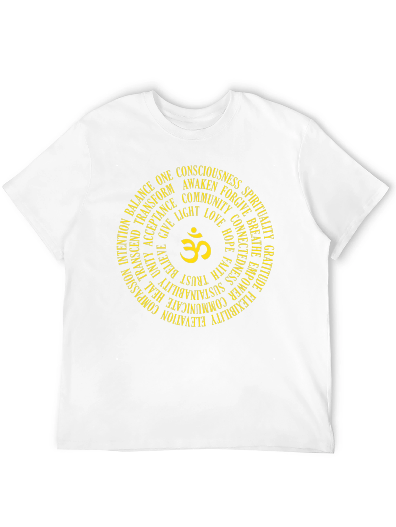 Om Circle Graphic Tee - Spiritual Conscious Design