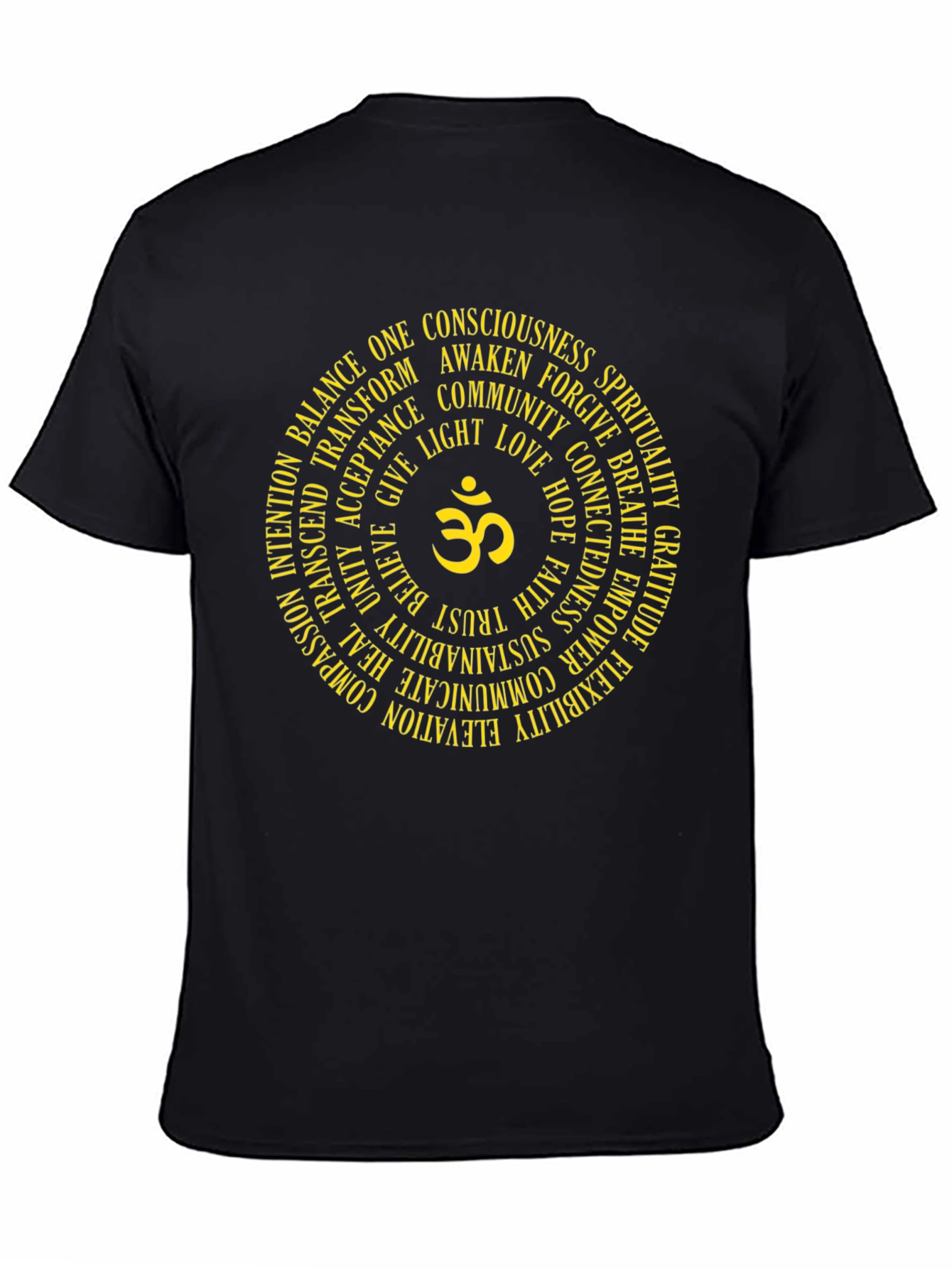 Om Circle Graphic Tee - Spiritual Conscious Design