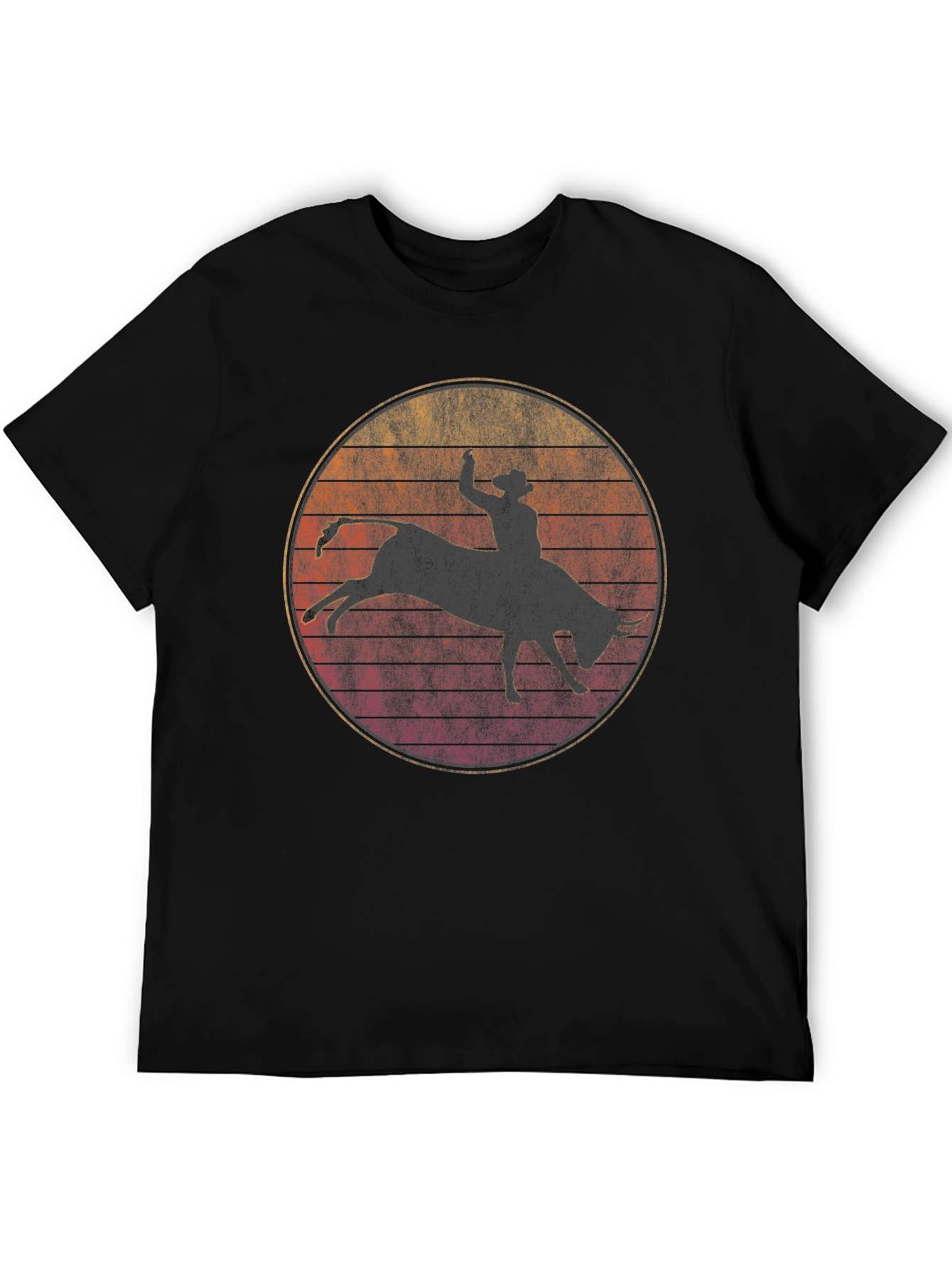 Rodeo Bull Rider Graphic T-Shirt