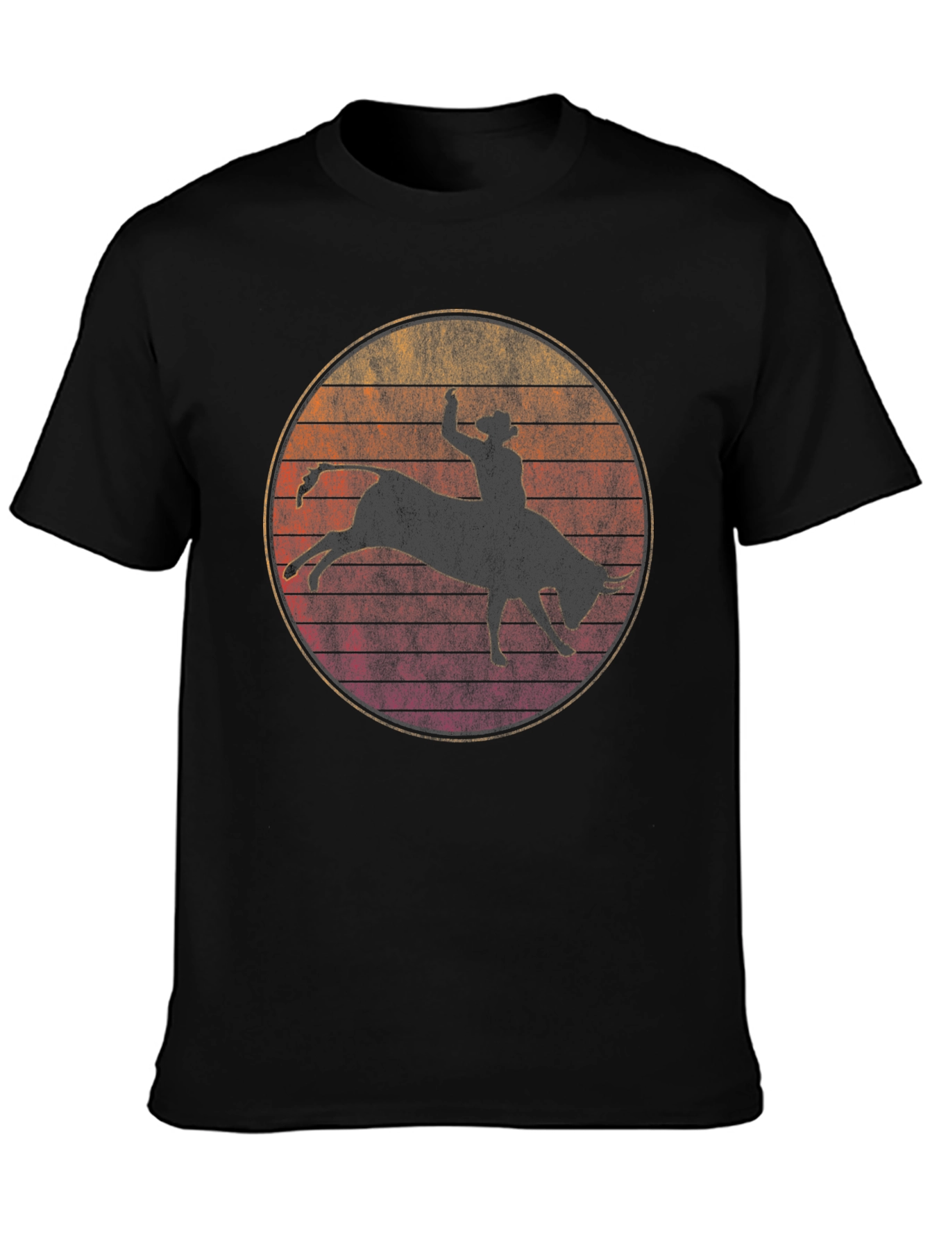 Rodeo Bull Rider Graphic T-Shirt