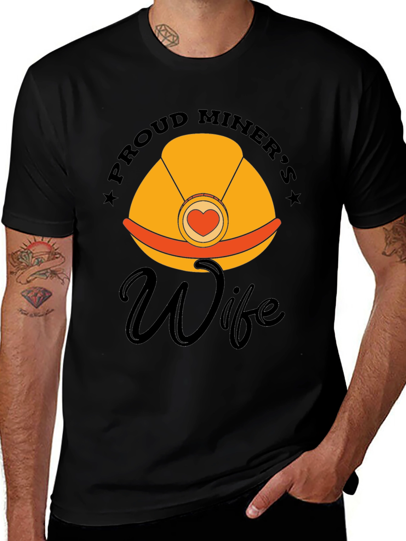 Proud Miners Wife Graphic Tee