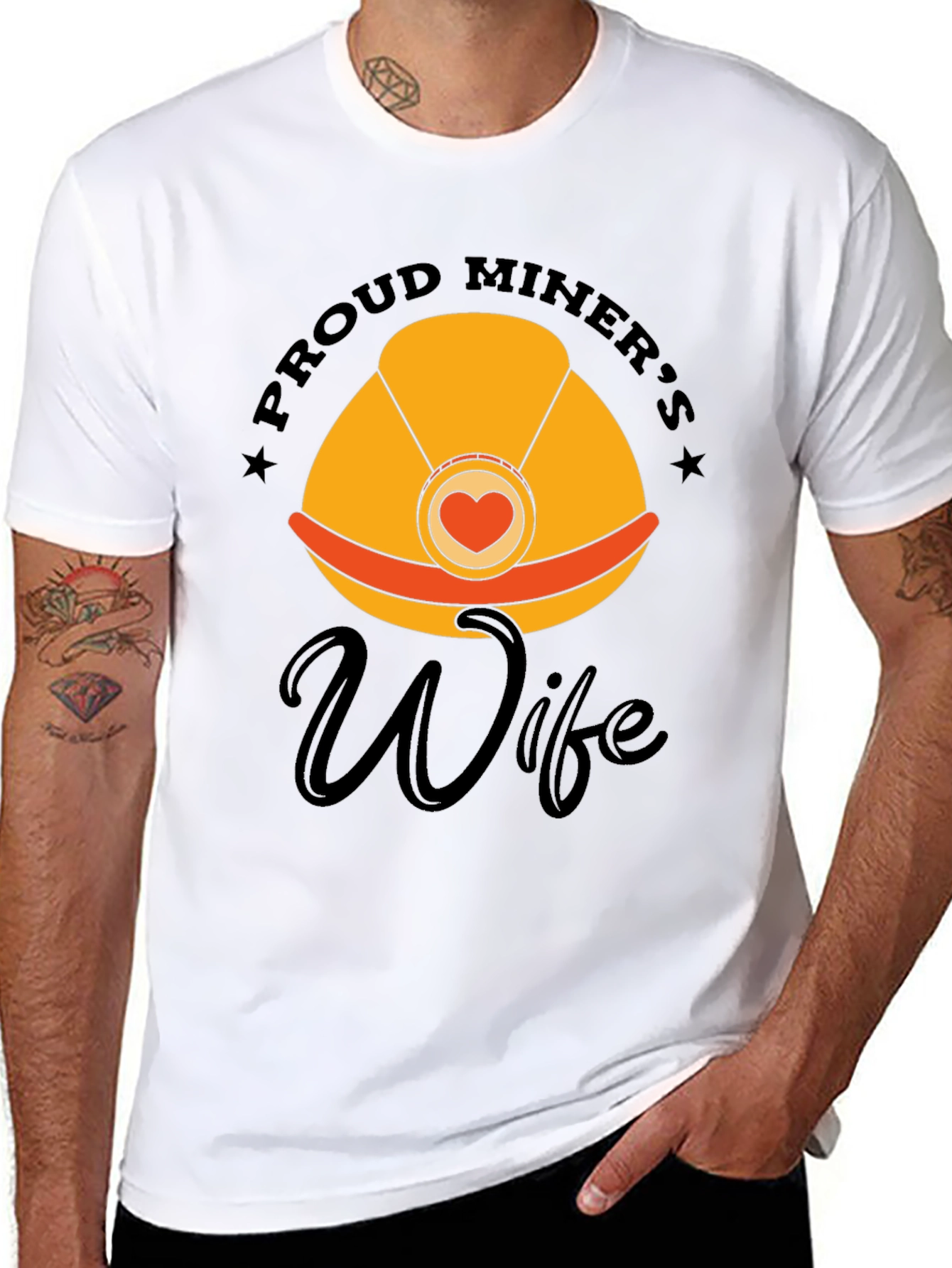 Proud Miners Wife Graphic Tee