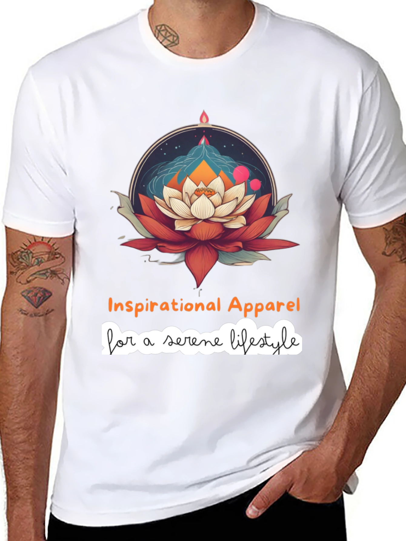 Serene Lotus Inspirational T-Shirt