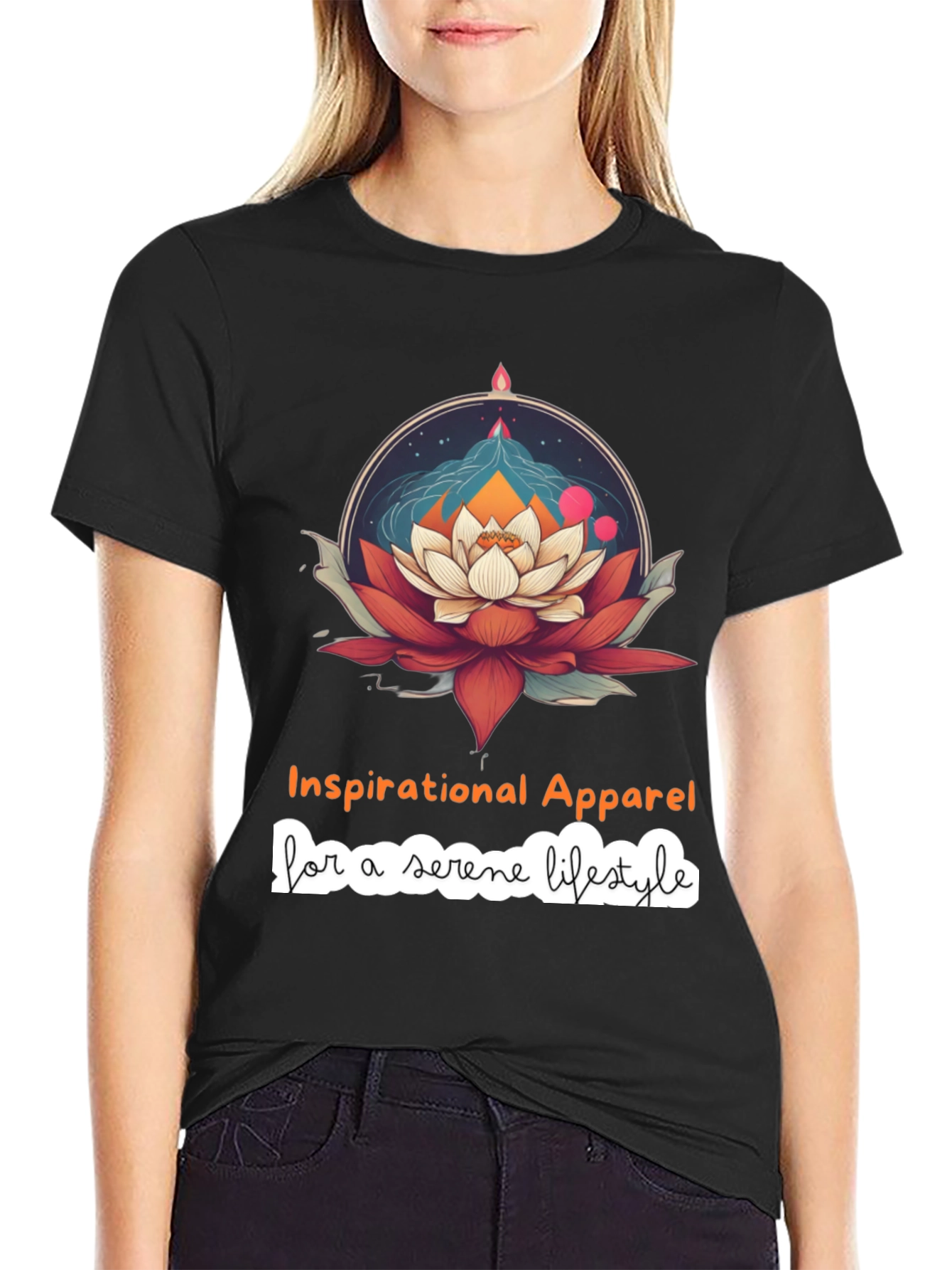 Serene Lotus Inspirational T-Shirt