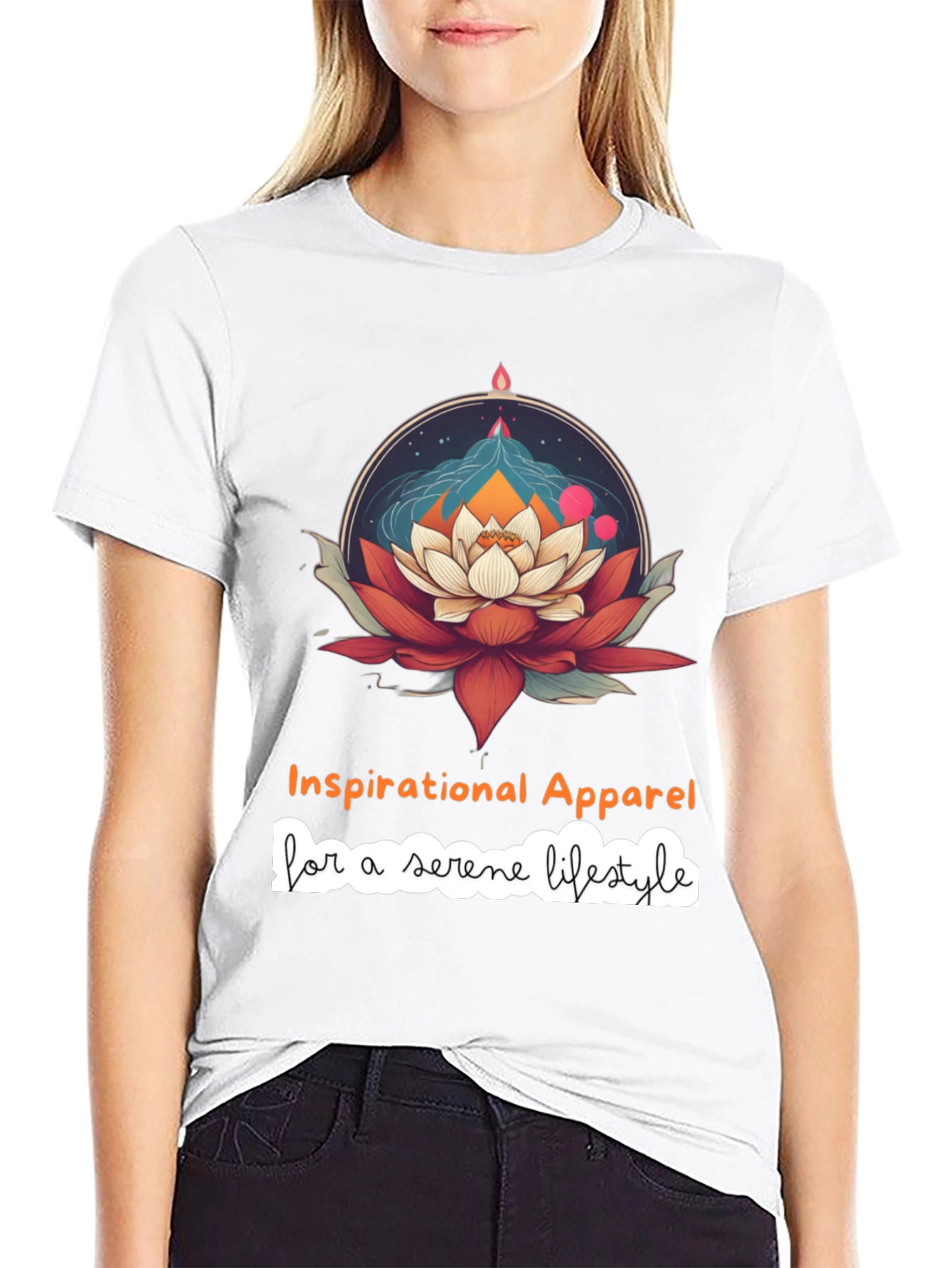 Serene Lotus Inspirational T-Shirt
