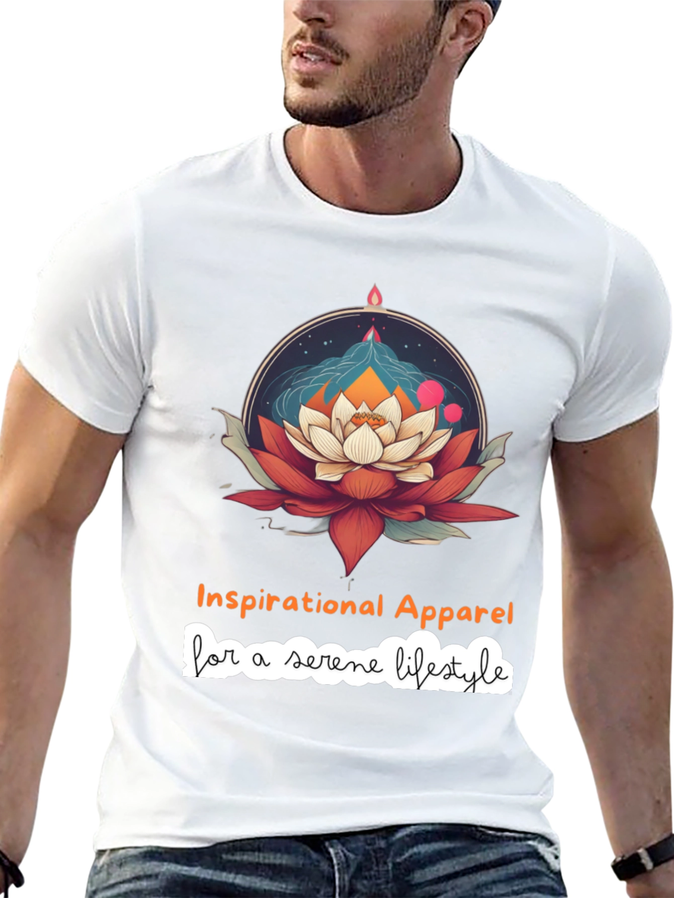 Serene Lotus Inspirational T-Shirt