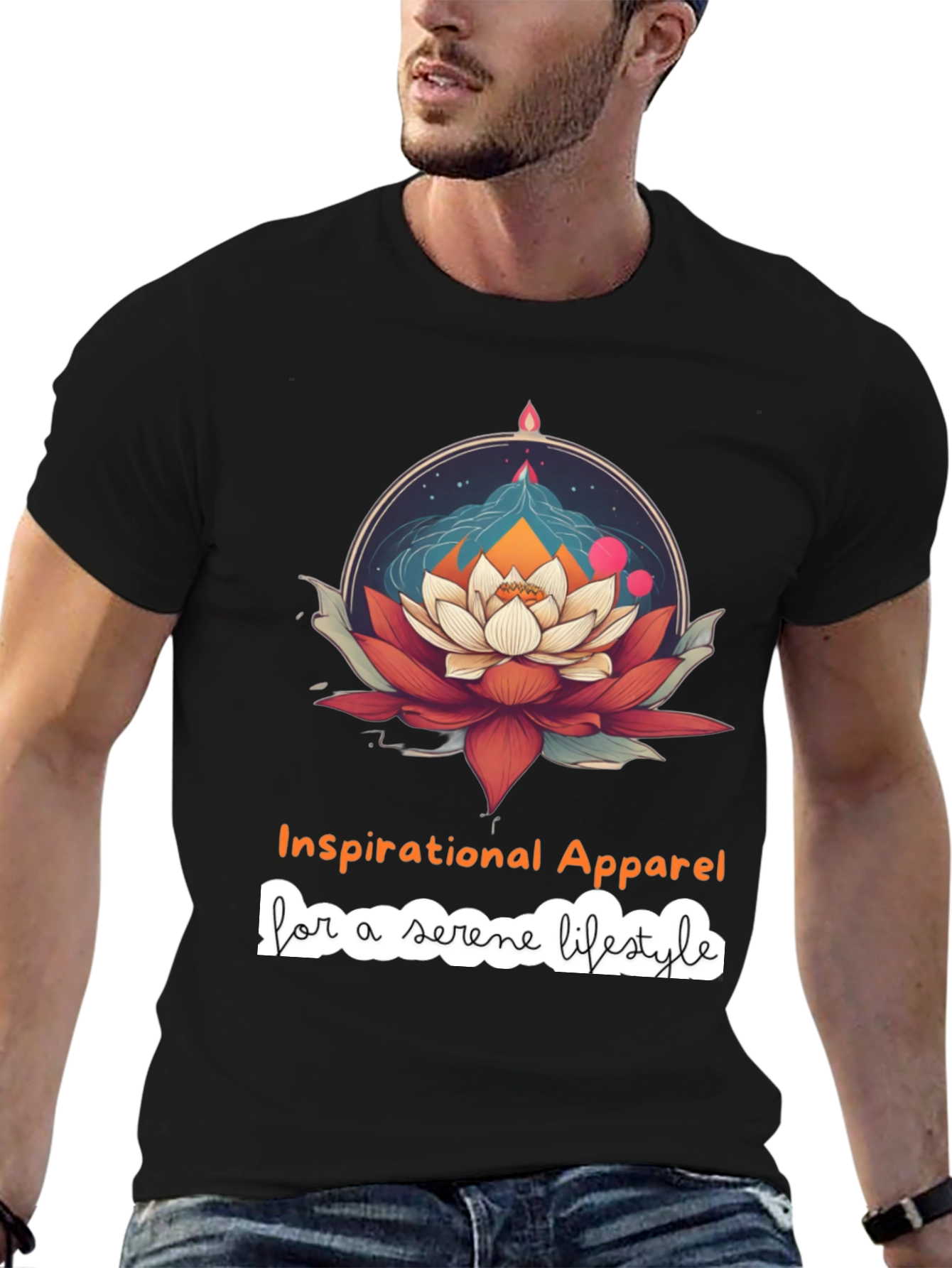 Serene Lotus Inspirational T-Shirt