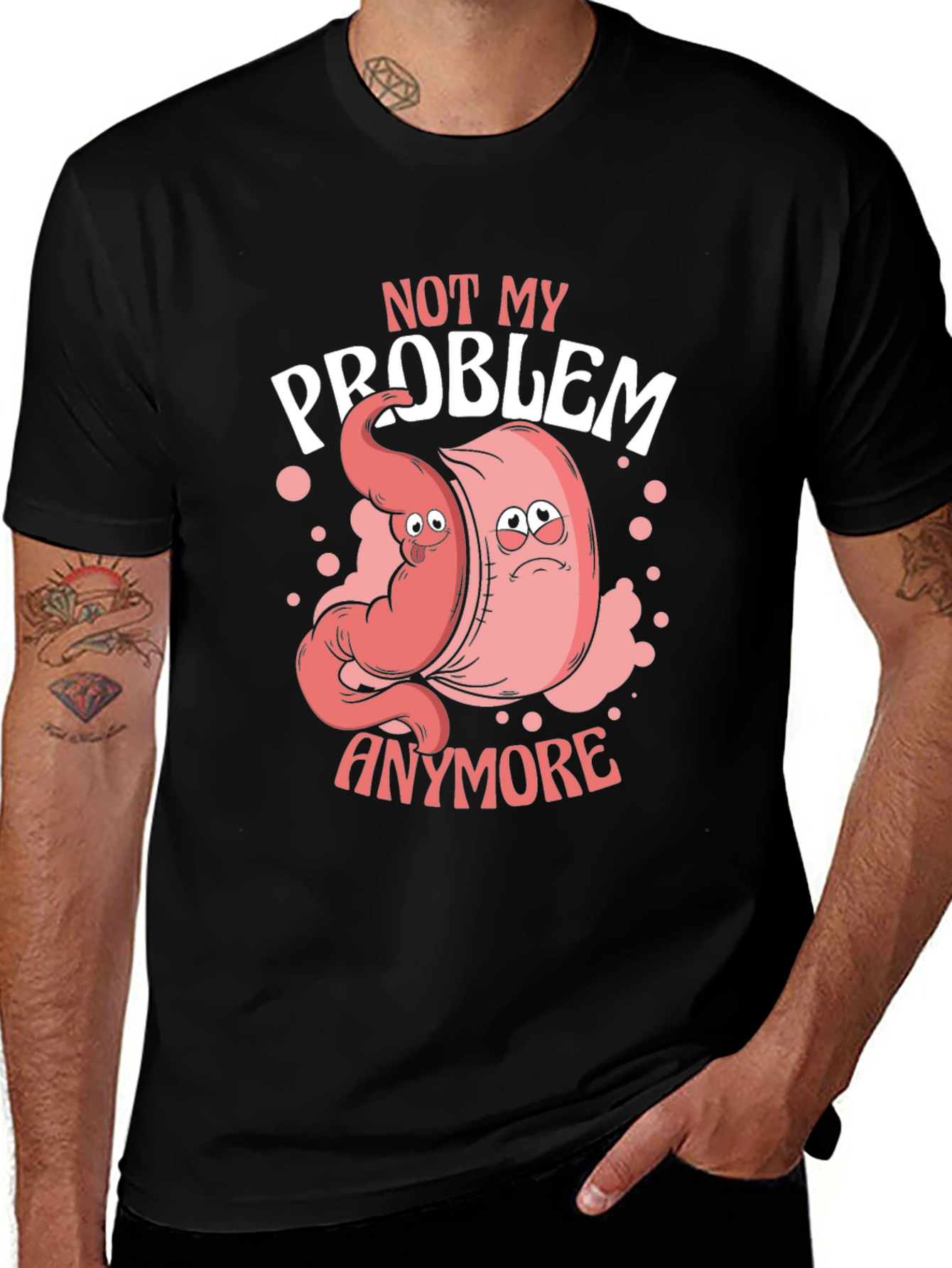 Funny Not My Problem Anymore Anatomy T-Shirt