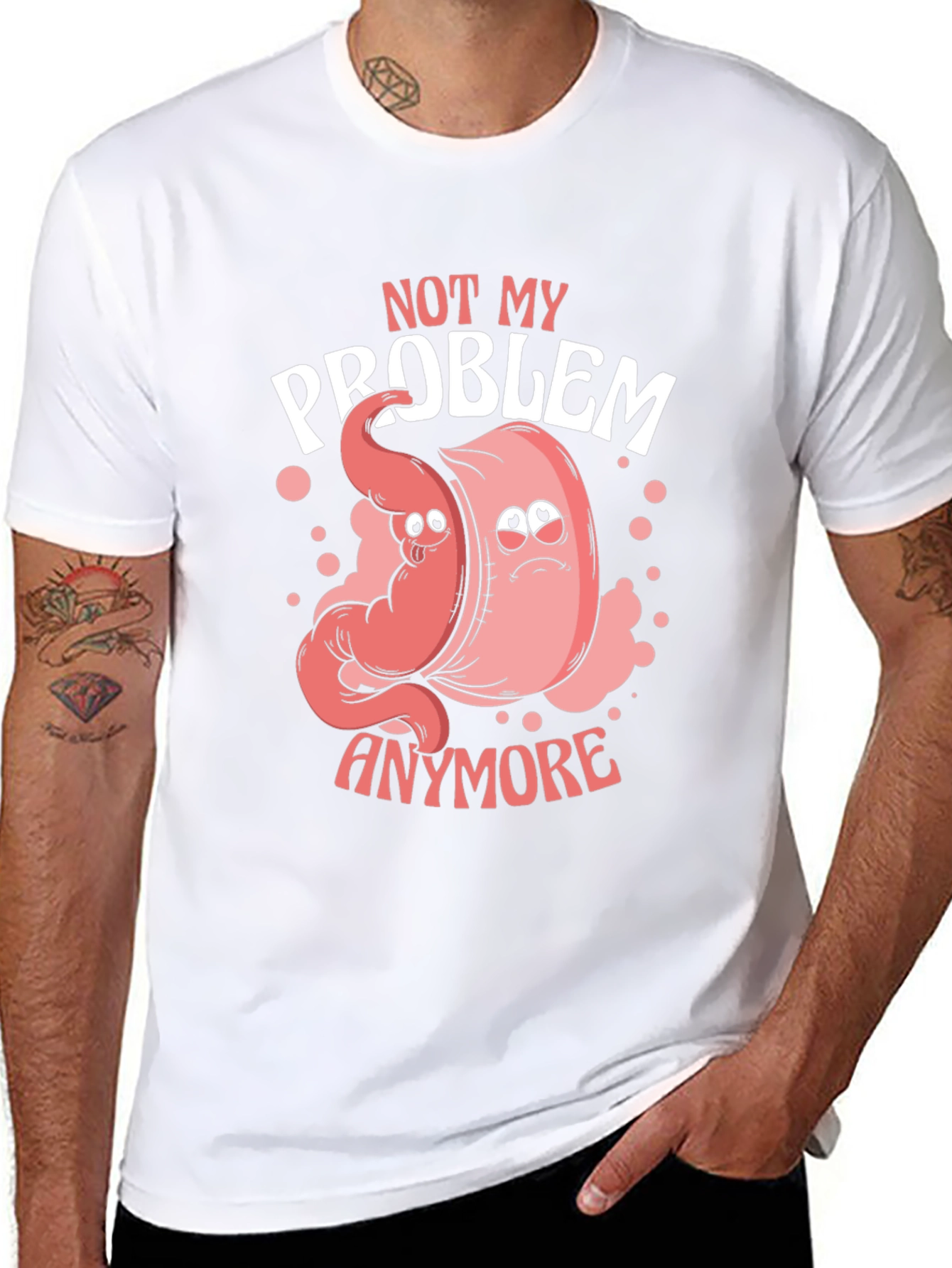 Funny Not My Problem Anymore Anatomy T-Shirt