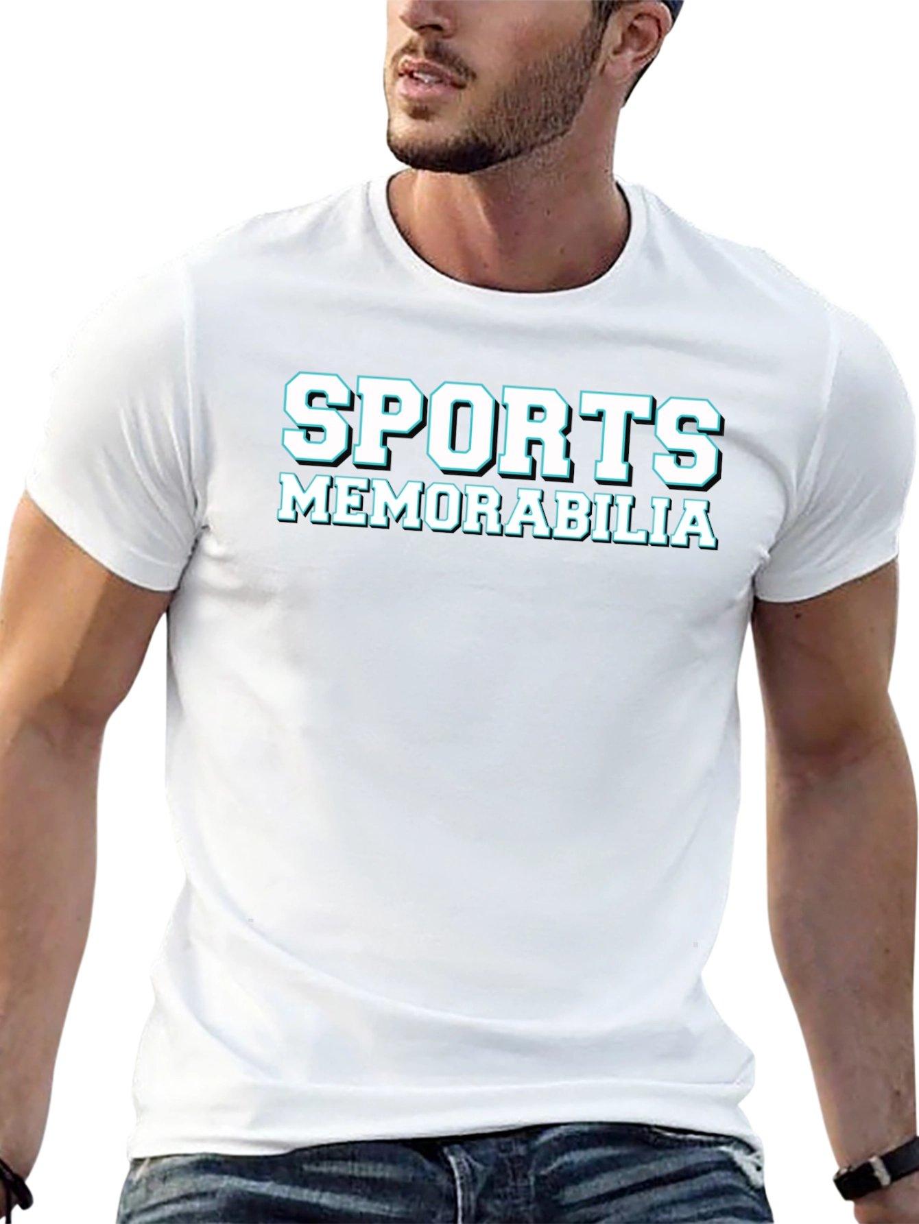 Sports Memorabilia Black Graphic T-Shirt