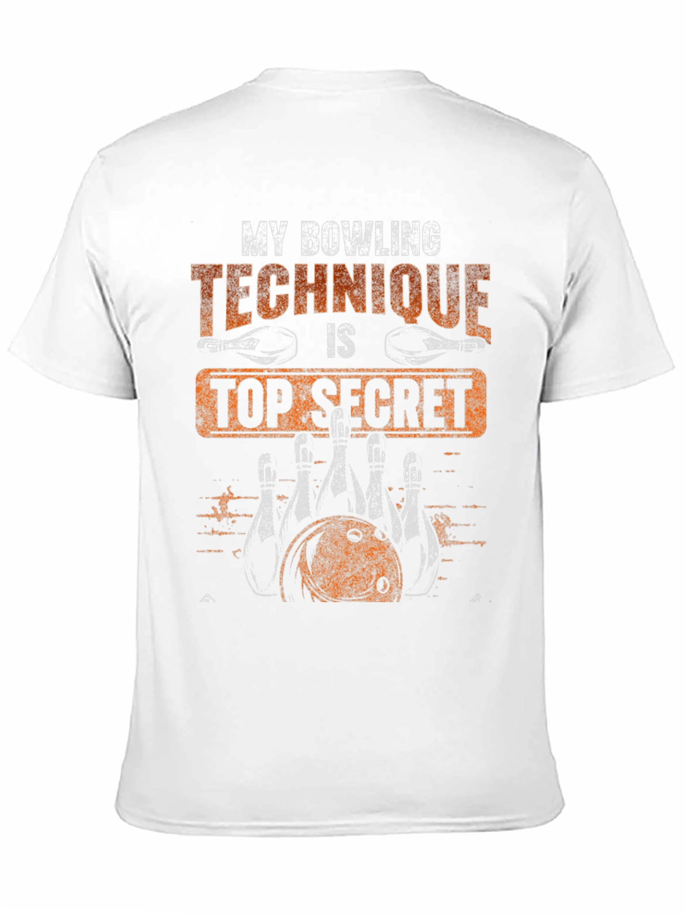 Bowling Technique Top Secret Graphic T-Shirt