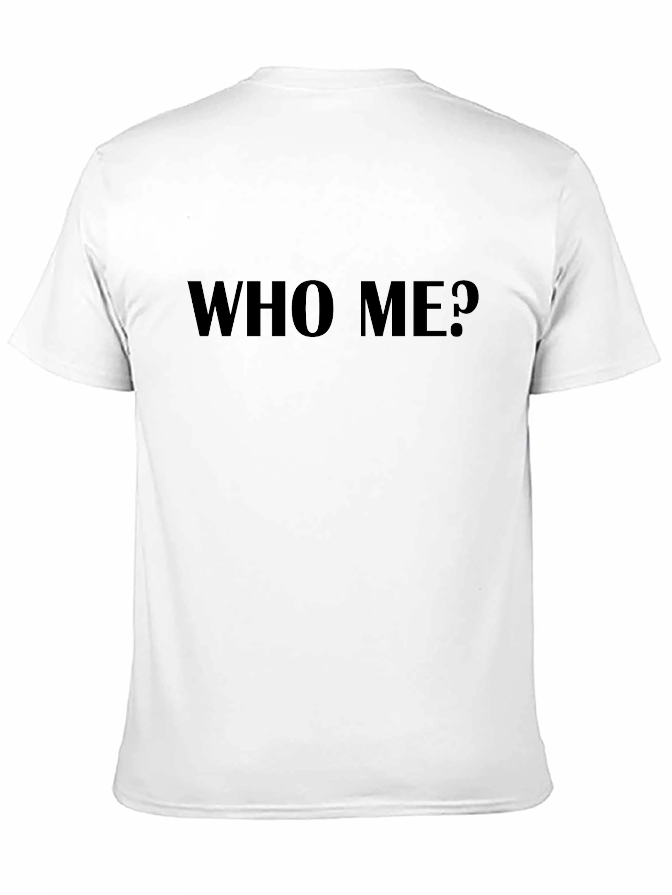 Who Me? Graphic T-Shirt - Casual Cotton Tee