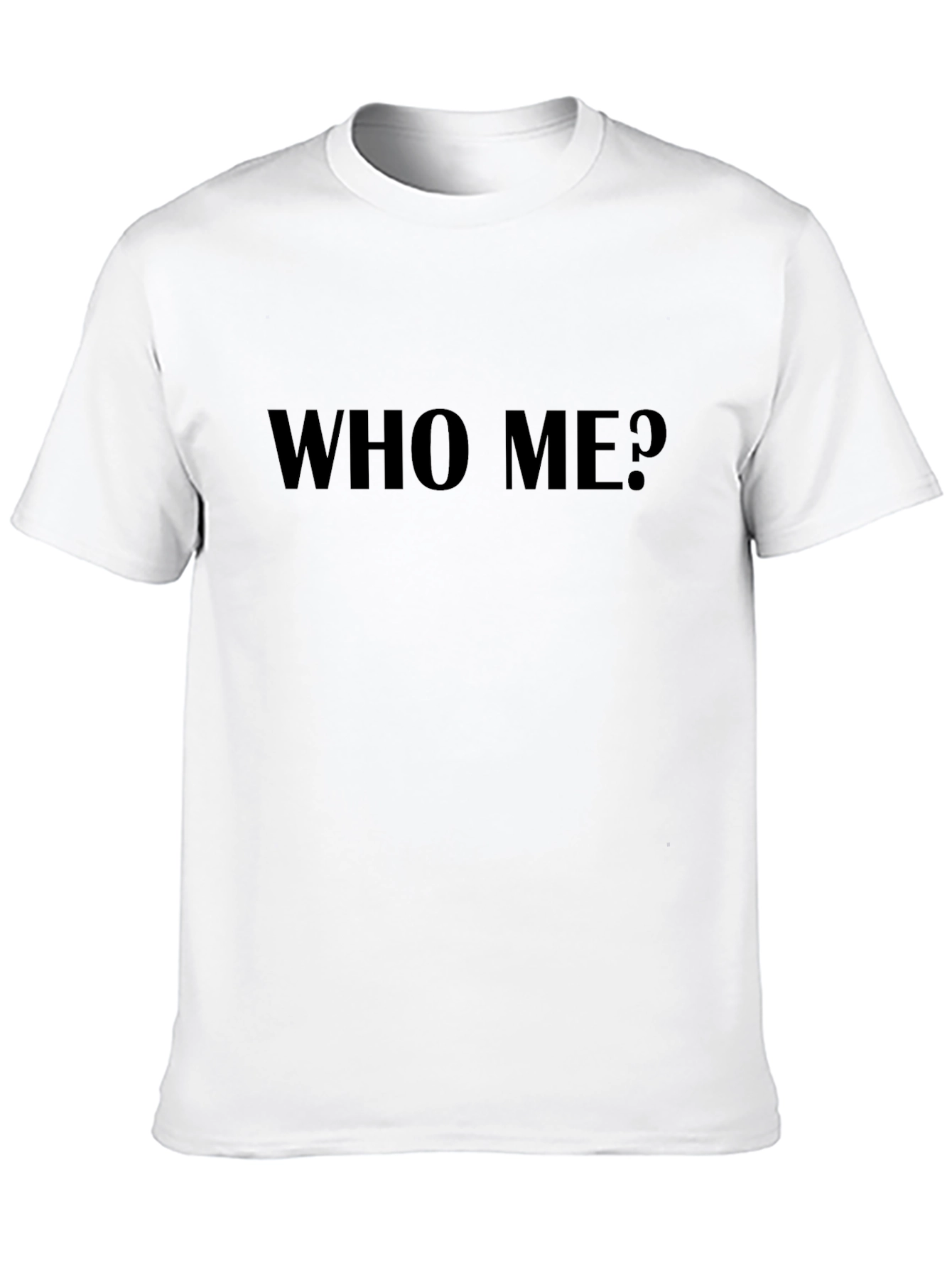 Who Me? Graphic T-Shirt - Casual Cotton Tee