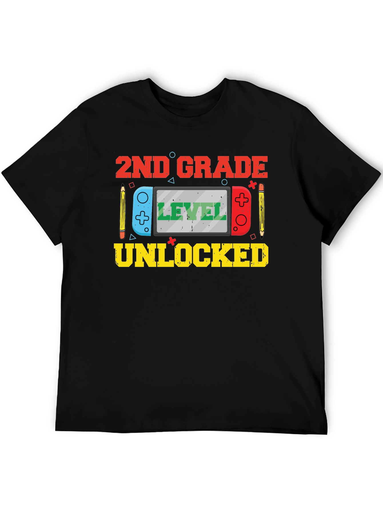 2nd Grade Level Unlocked Graphic T-Shirt