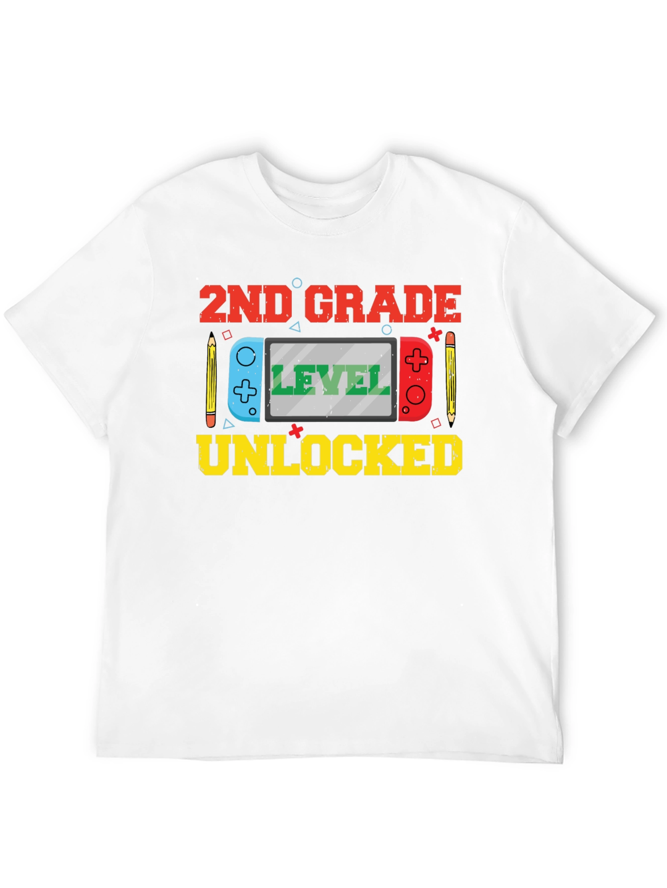 2nd Grade Level Unlocked Graphic T-Shirt