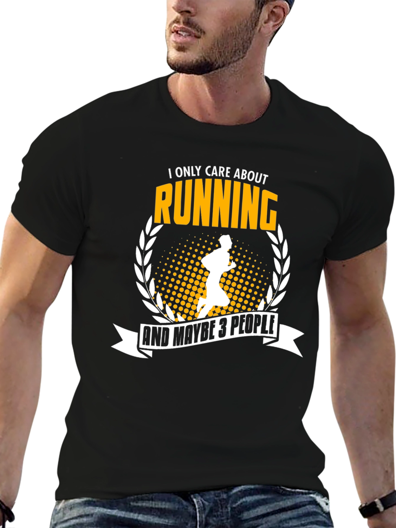 Running T-Shirt - I Only Care About Running