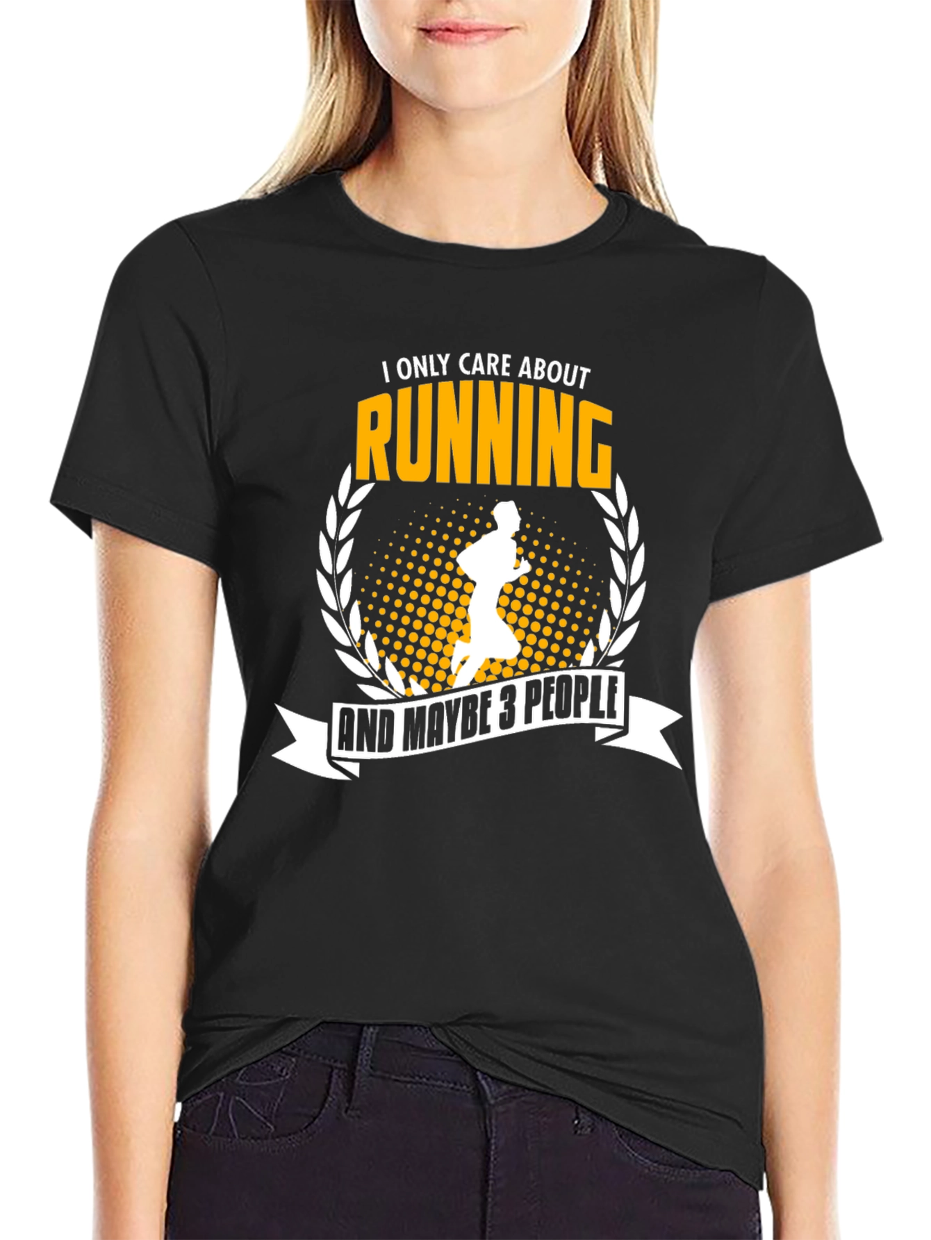 Running T-Shirt - I Only Care About Running