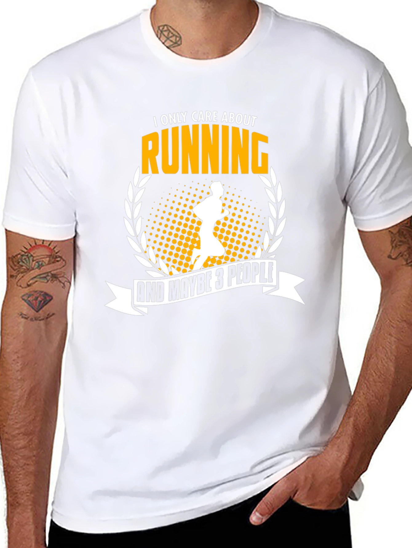 Running T-Shirt - I Only Care About Running