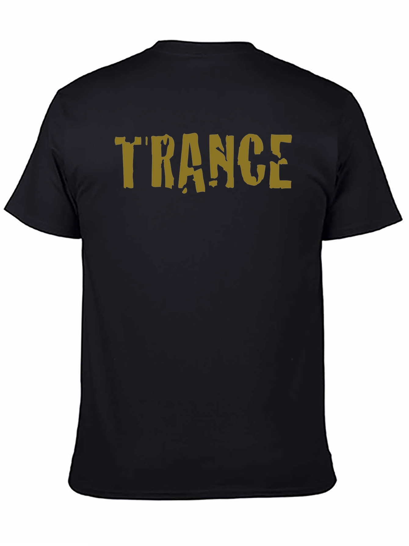 Trance Music Tee - Black Cotton T-Shirt