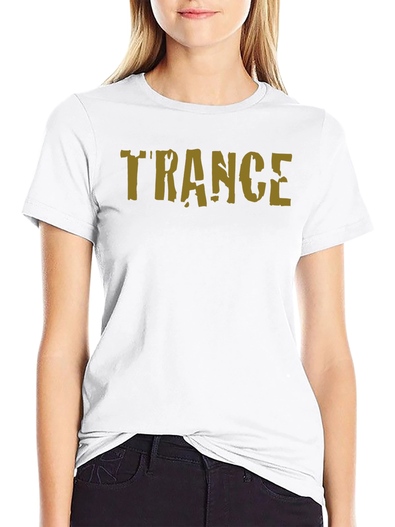 Trance Music Tee - Black Cotton T-Shirt