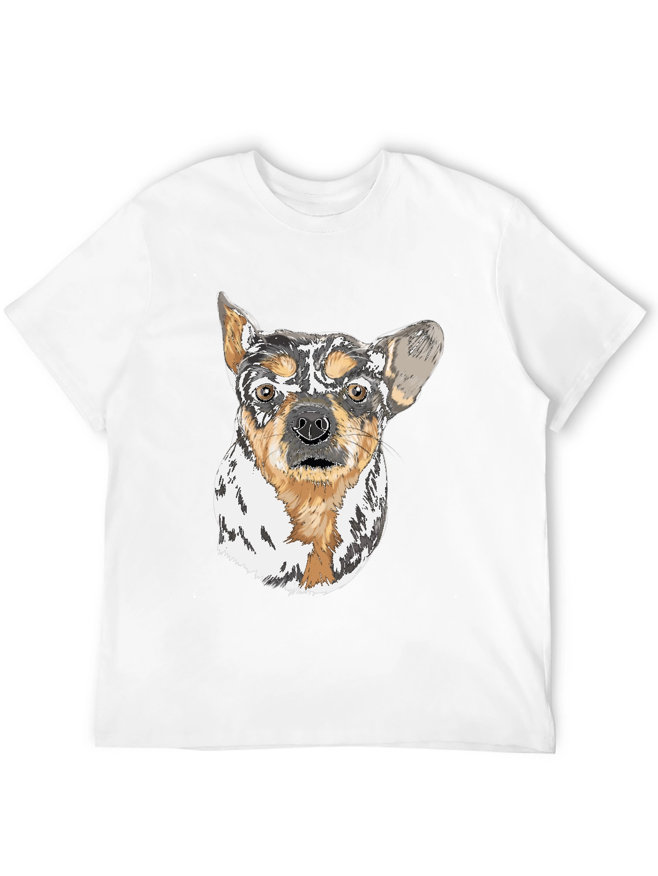 Dog Art Black T-Shirt - Unique Pet Lover Gift