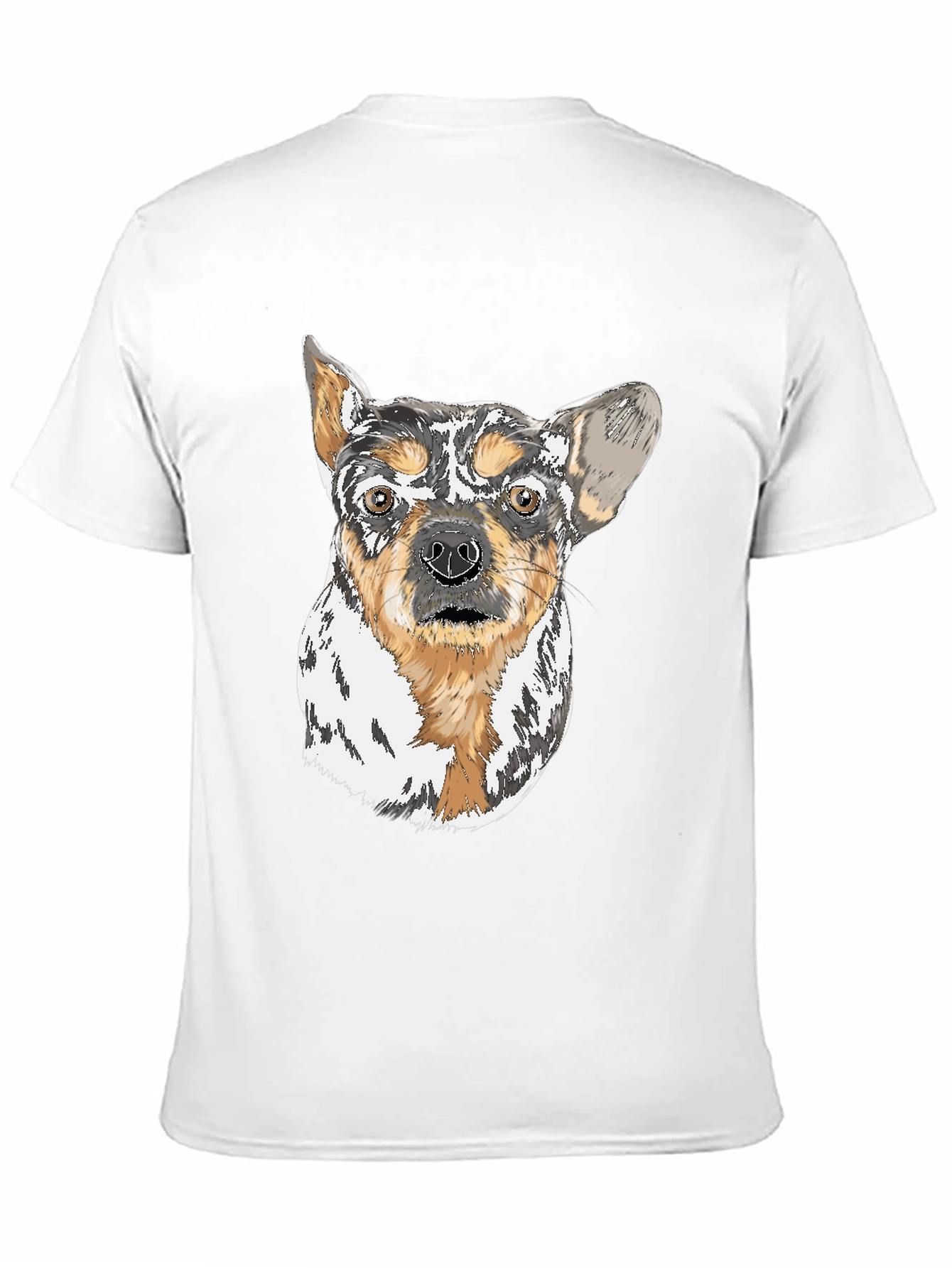 Dog Art Black T-Shirt - Unique Pet Lover Gift