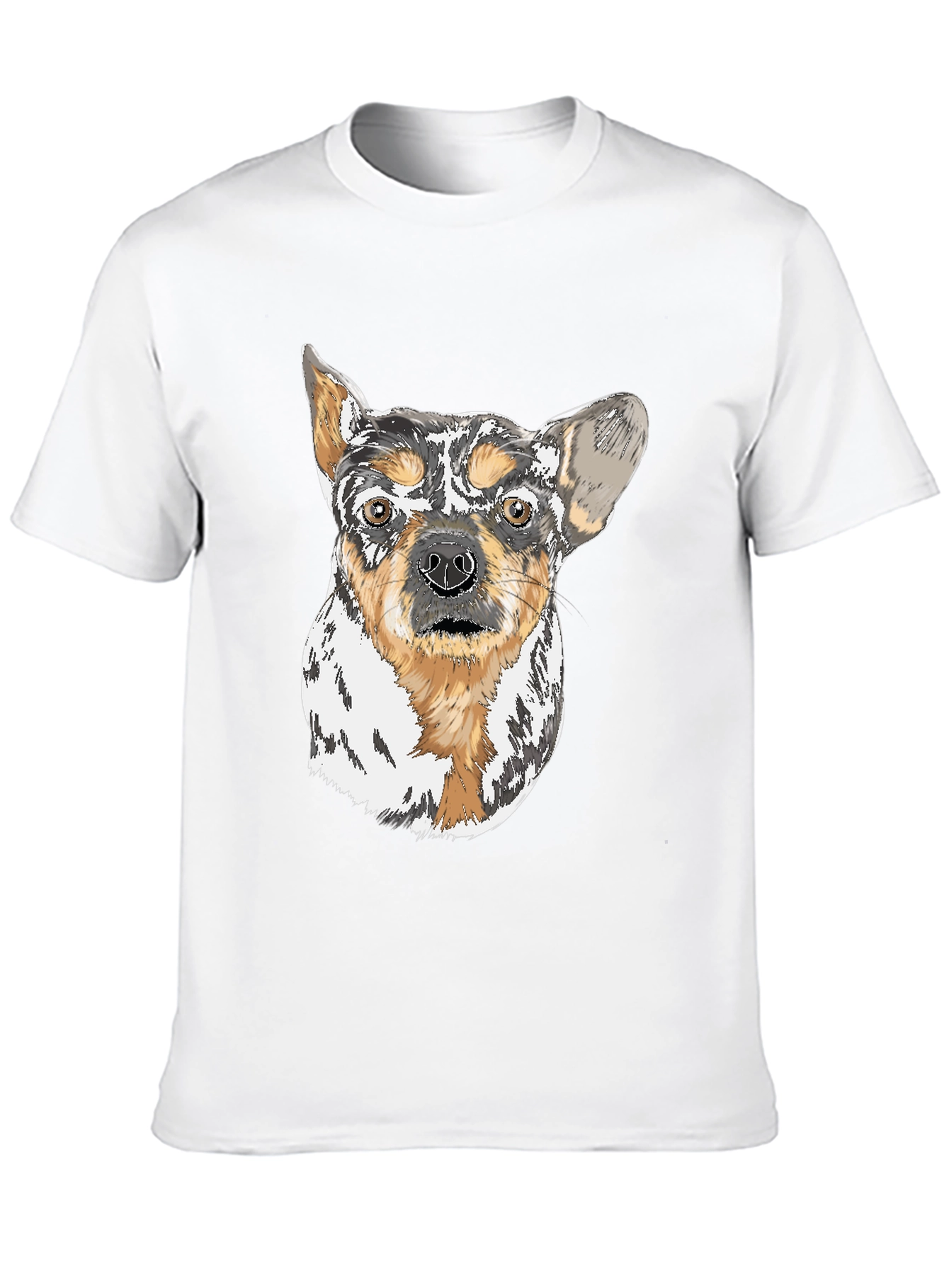 Dog Art Black T-Shirt - Unique Pet Lover Gift