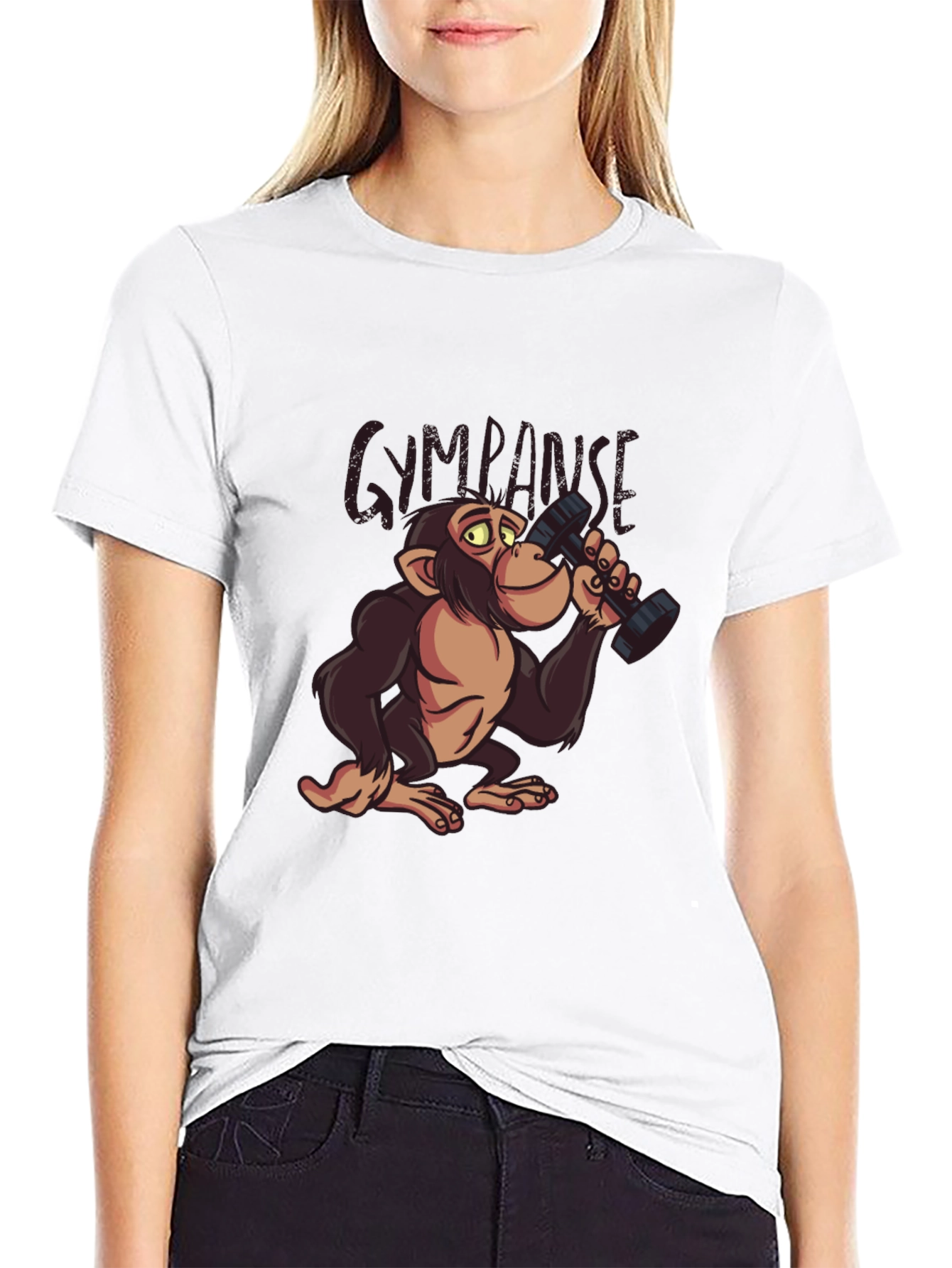 Gympanzee Graphic T-Shirt - Funny Workout Apparel