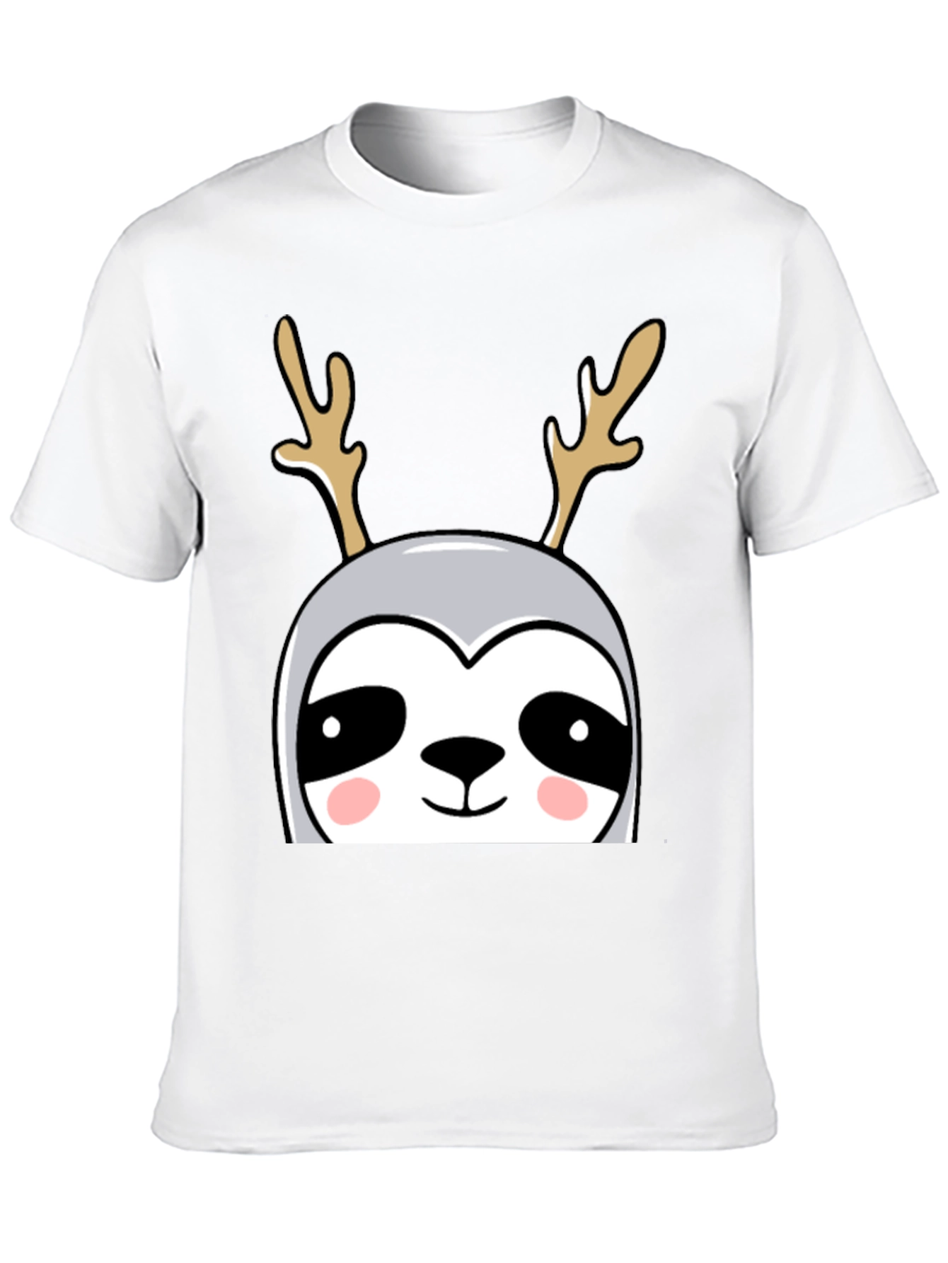 Sloth Reindeer Graphic Tee