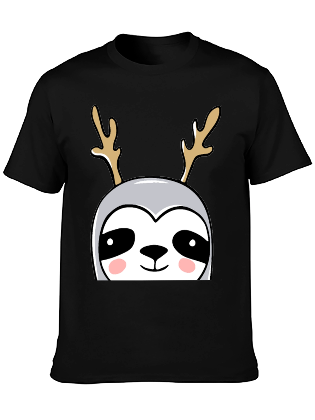 Sloth Reindeer Graphic Tee