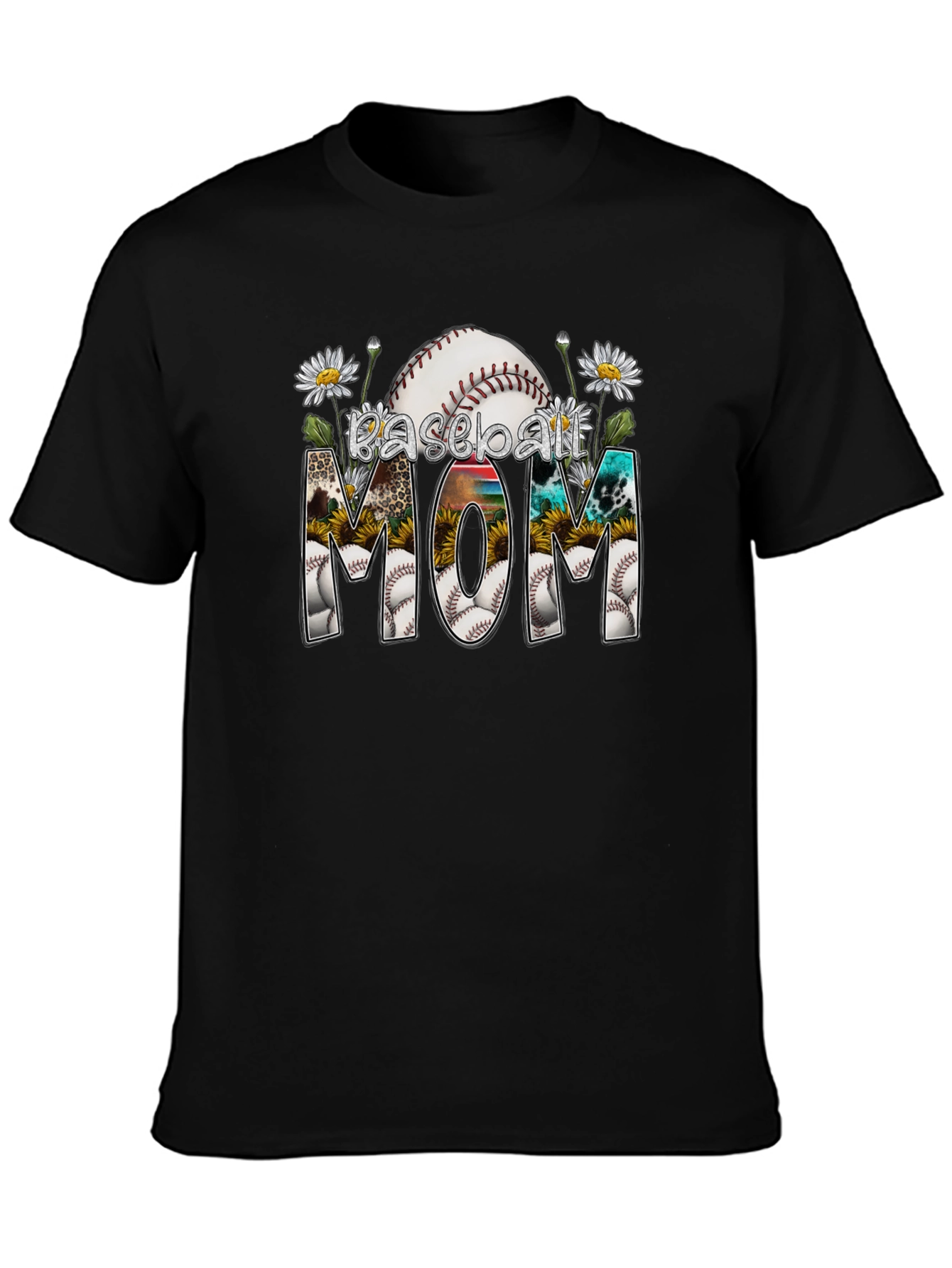 Baseball Mom Graphic T-Shirt