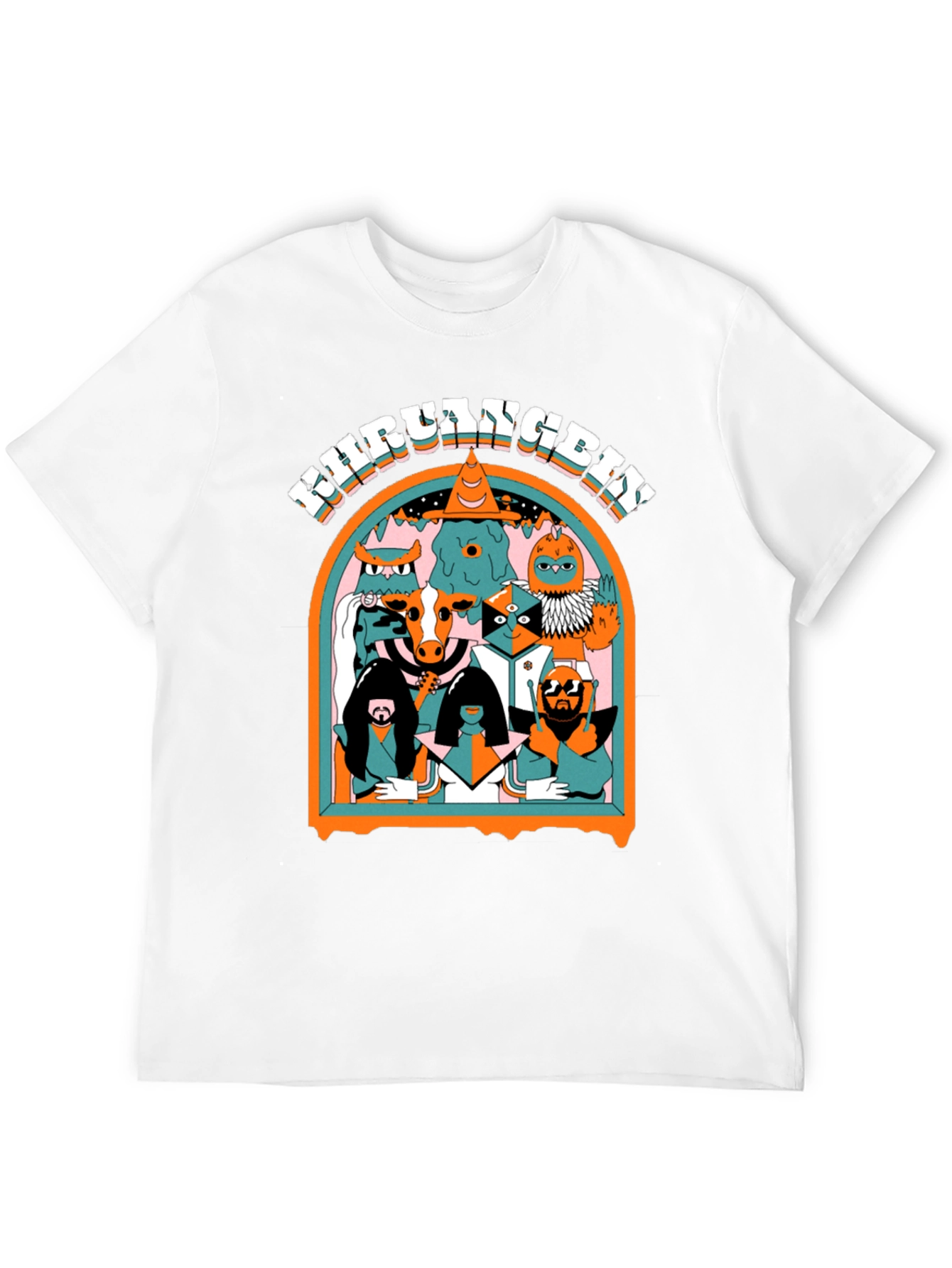 Khruangbin Band Graphic Print T-Shirt