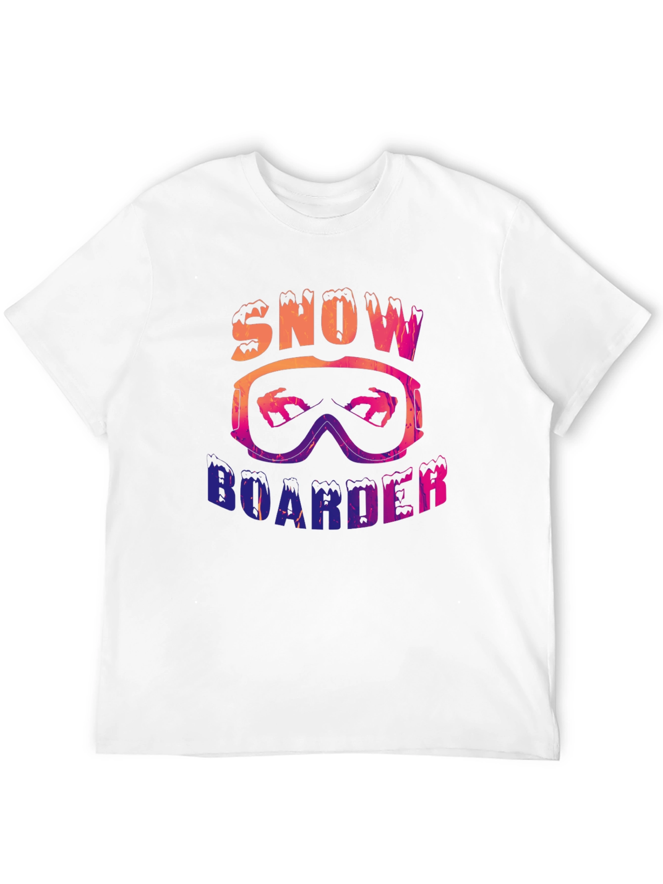 Snowboarder Graphic Tee - Black
