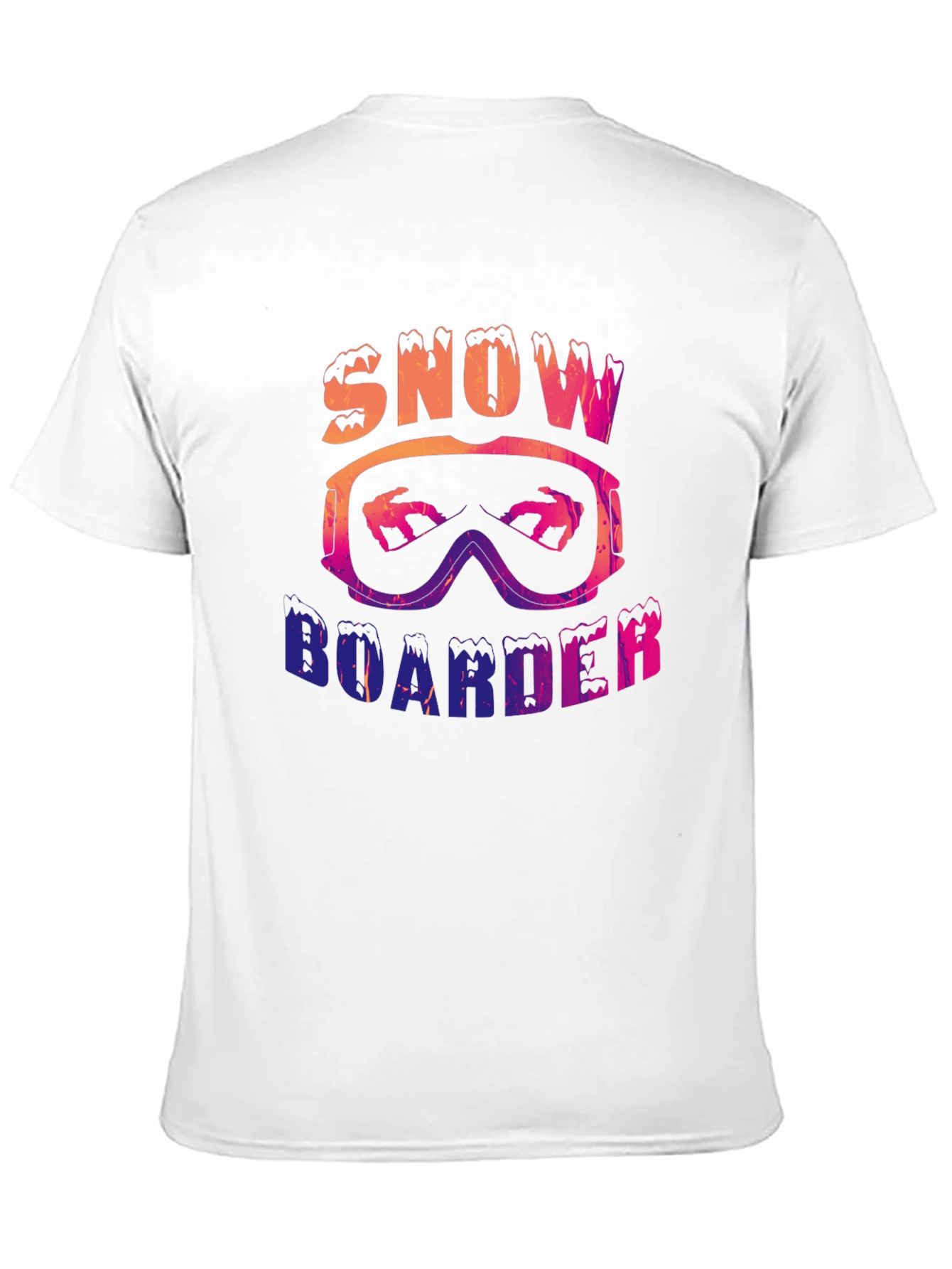 Snowboarder Graphic Tee - Black